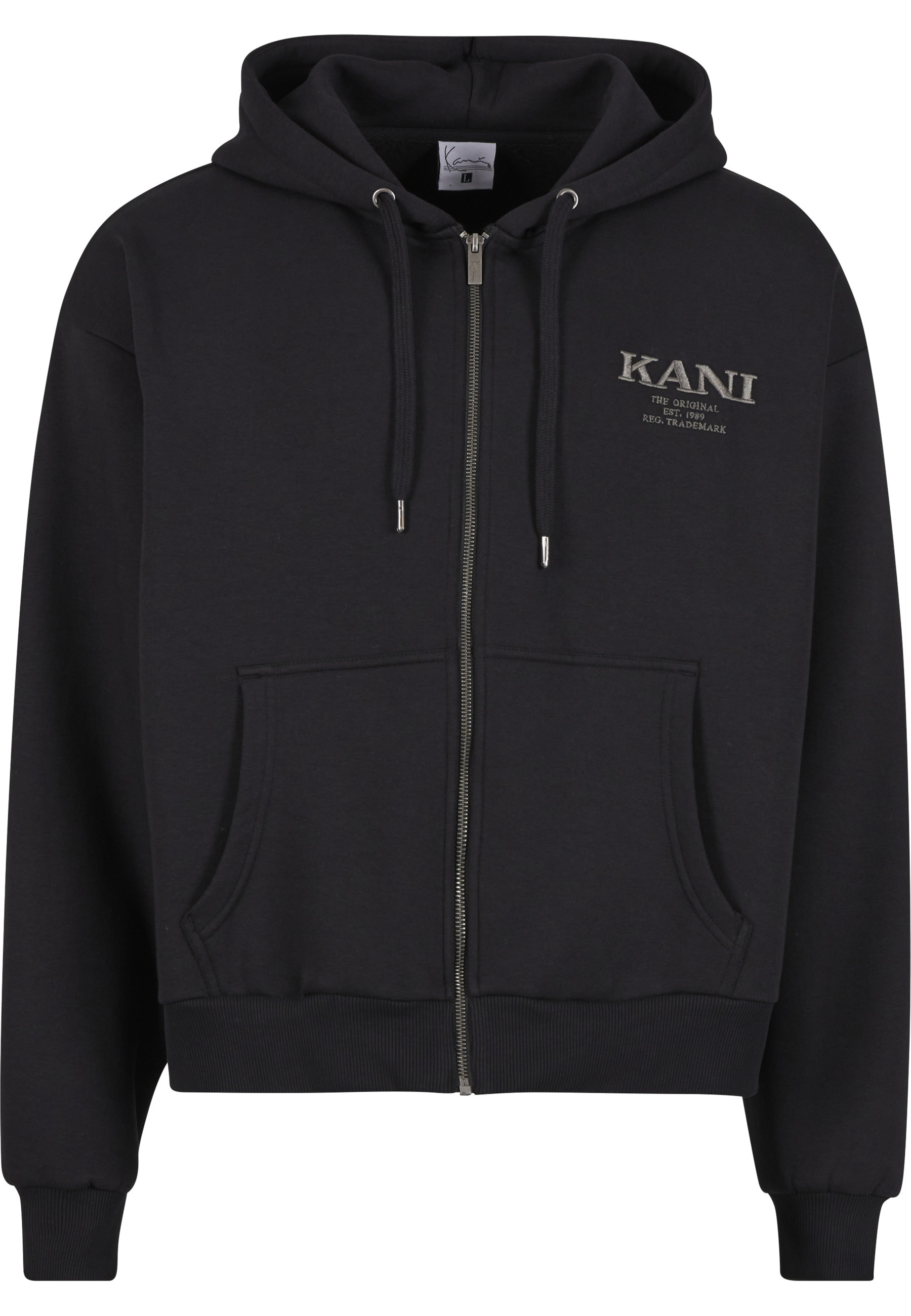 Karl Kani Sweatjacke "Karl Kani Karl Kani Retro Rhinestone Boxy Full Zip Hoodie"