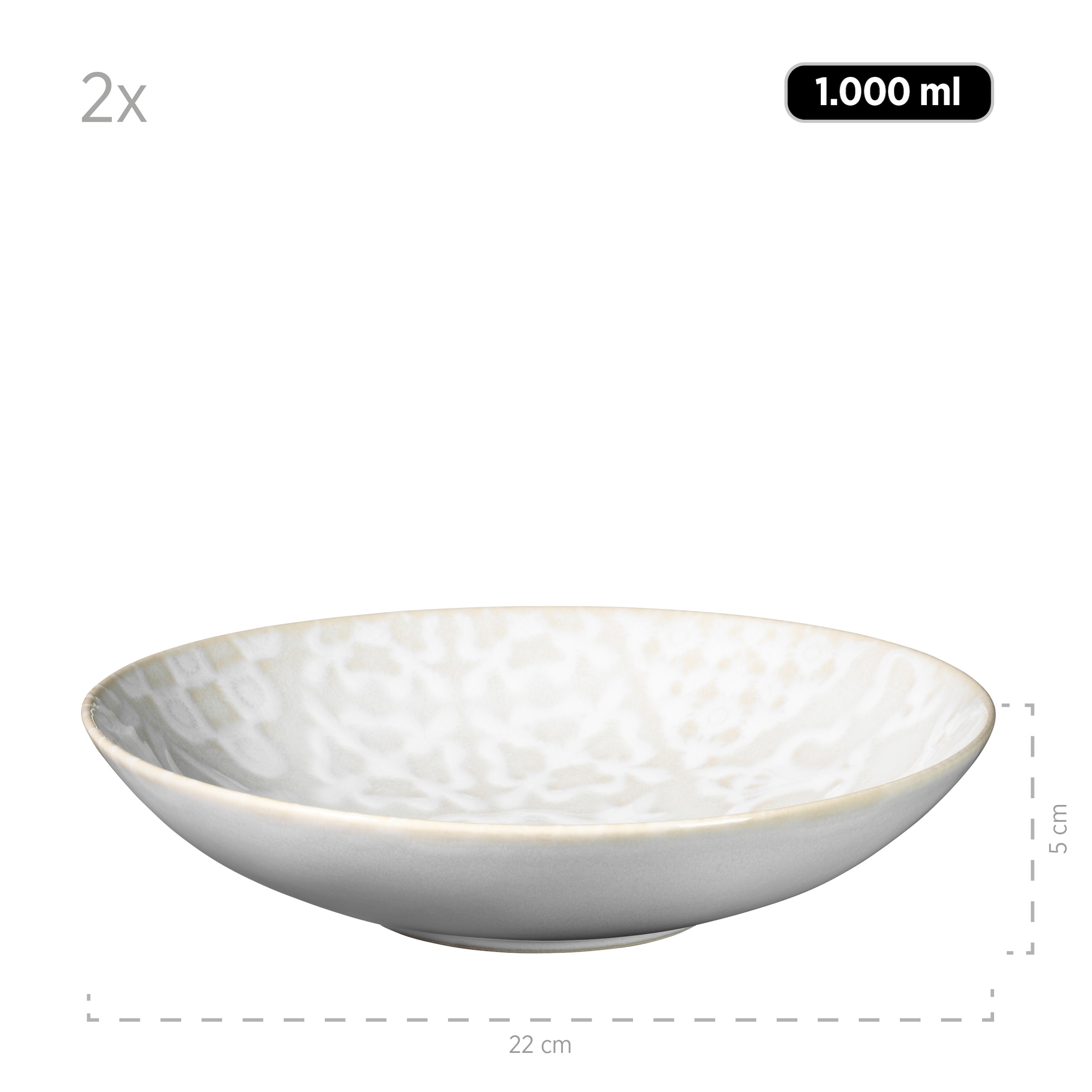 MÄSER Kombiservice »TRAD. TILES WEISS, Geschirr Set, Steinzeug«