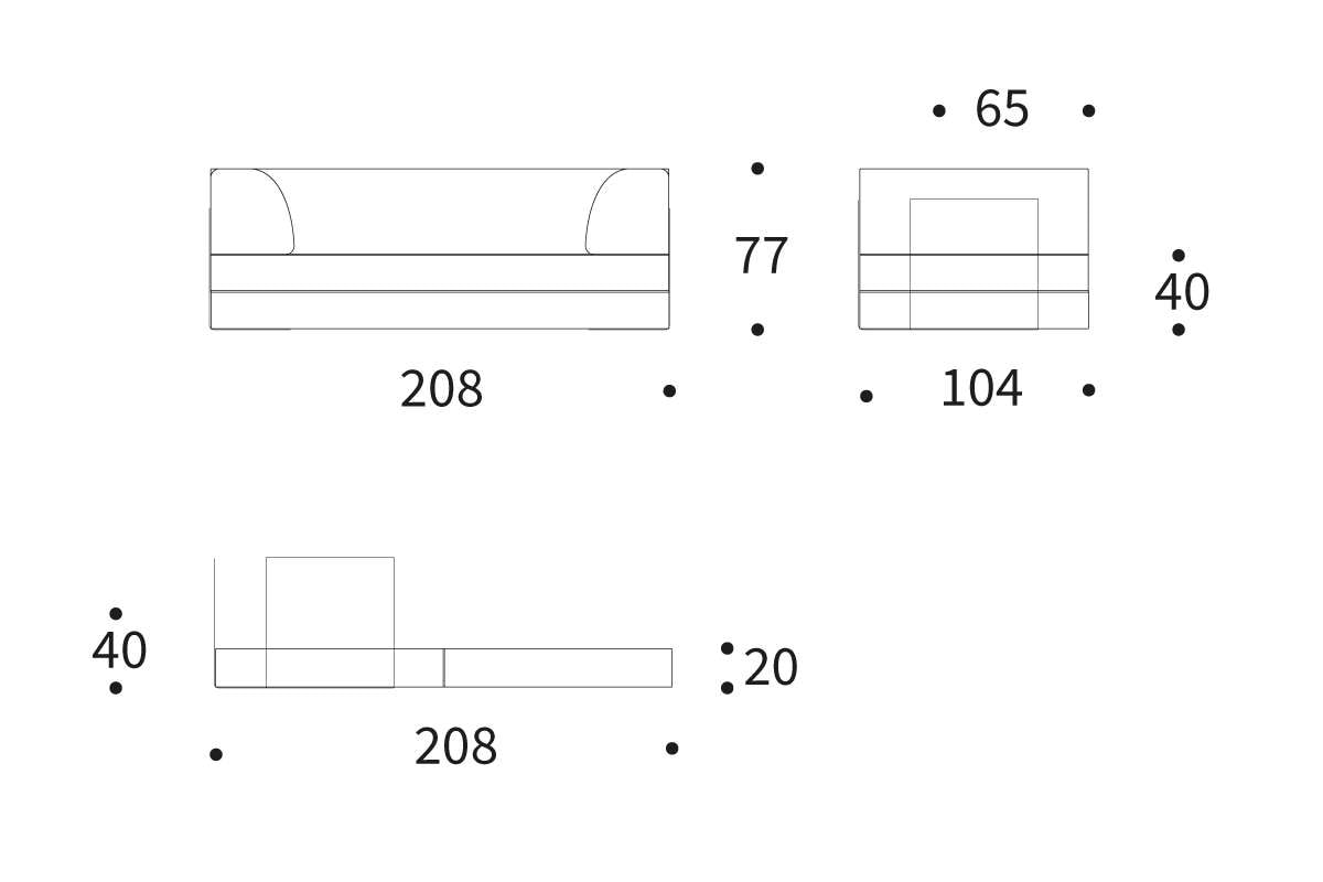 INNOVATION LIVING ™ Schlafsofa »Cozypad C02« Umklappbar, Modular Designbar, komfortabel