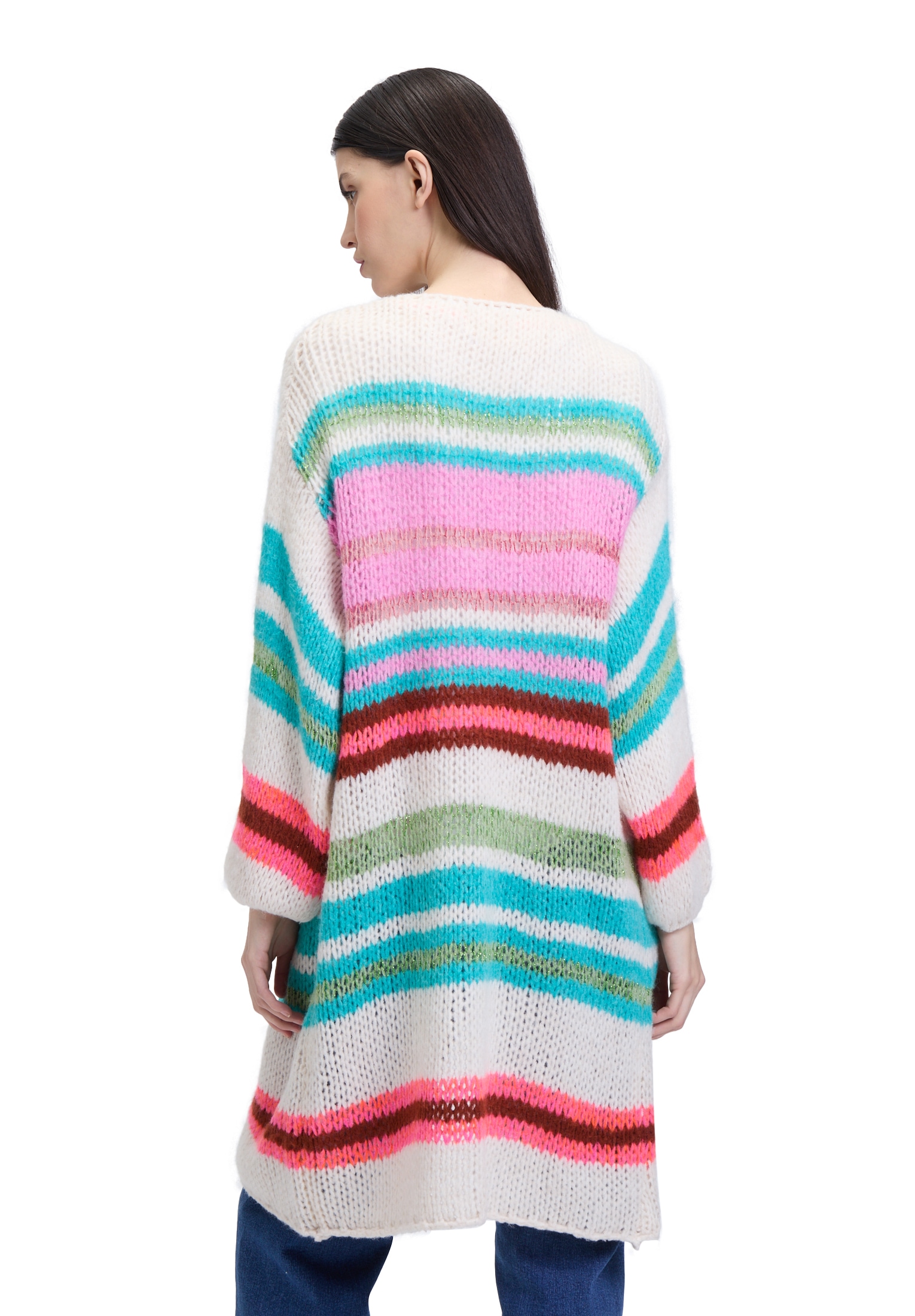 Cartoon Strickjacke »Cartoon Strick-Cardigan mit Blockstreifen«, Color Blocking