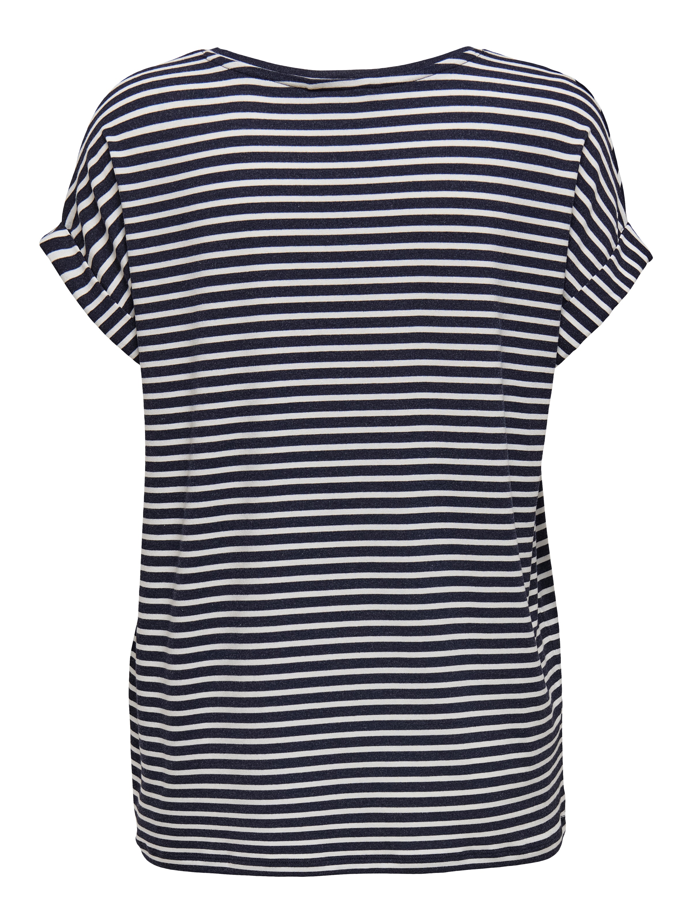 ONLY CARMAKOMA Kurzarmshirt "CARMOSTER STRIPE S/S O-NECK TOP JRS NOOS" günstig online kaufen