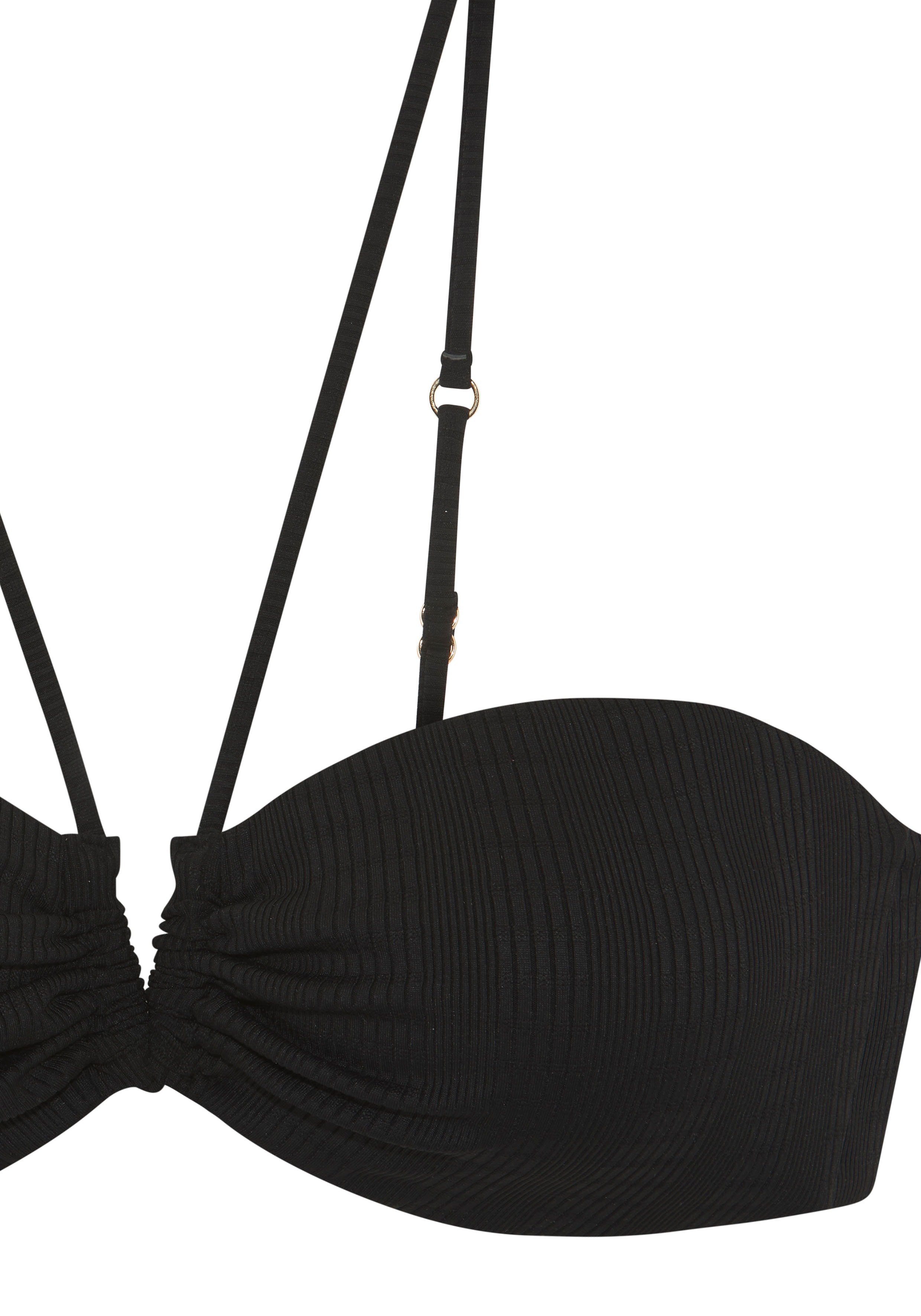 Thumbnail - Copenhagen Studios Bandeau-Bikini-Top "Nela" mit V-förmigem Cut-Out vorn