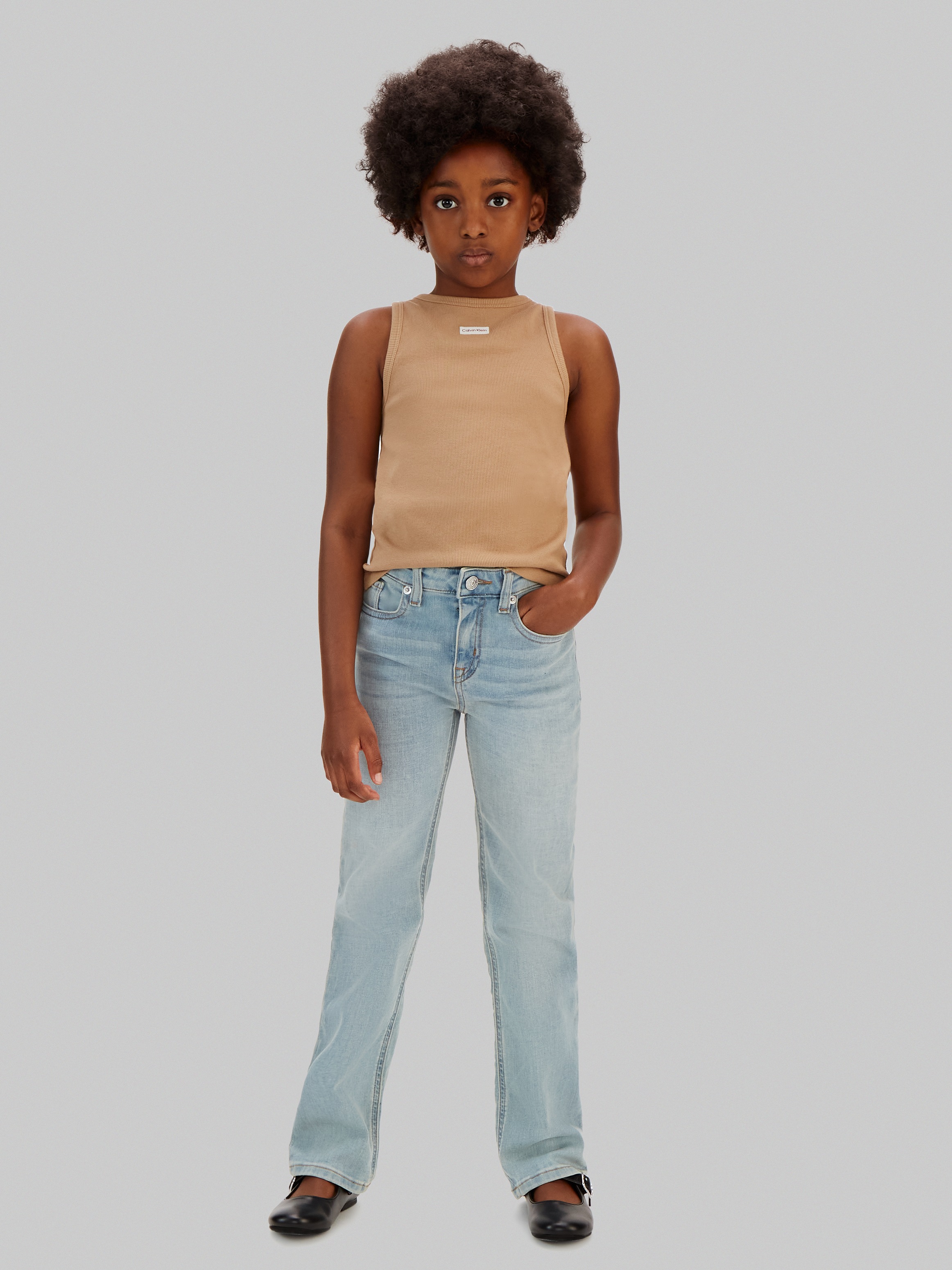 Calvin Klein Jeans Straight-Jeans »STRAIGHT ANDREW WASH« Regular fit mit Taschen