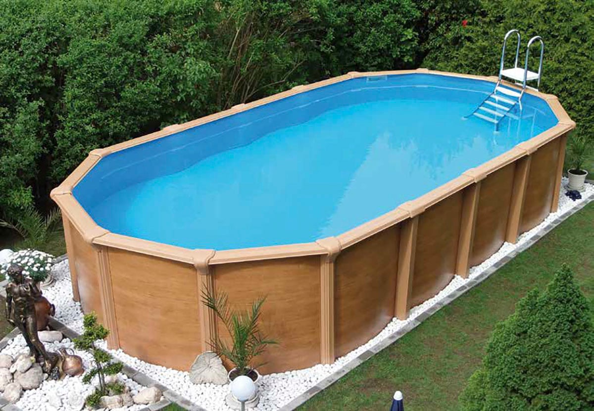 KWAD Schwimmbecken »»Supreme« all in Premium Folie«, (Set, 7 tlg.), BxLxH: 360x610x132cm, inkl. Bodenisolationsset