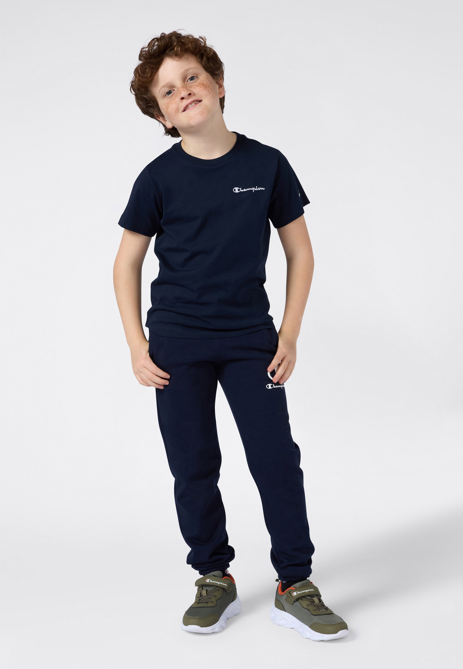 Champion T-Shirt »ICONS CONTRAST Crewneck T-Shirt«, (1 tlg.)