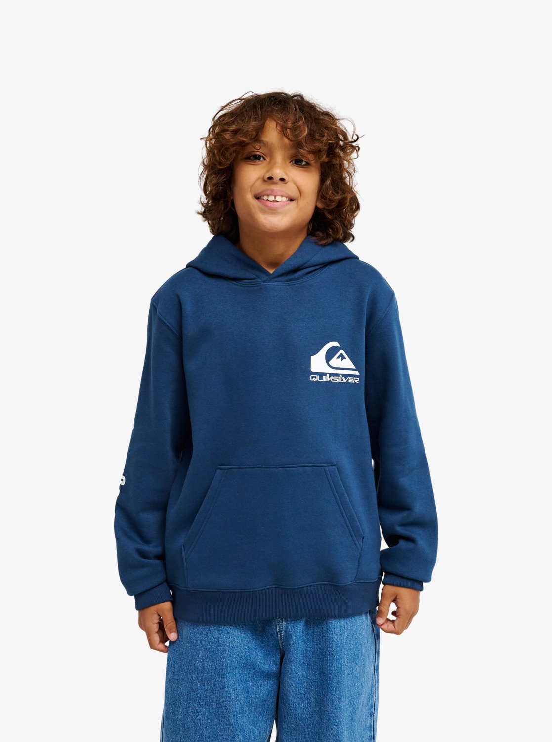 Quiksilver Kapuzensweatshirt "OMNI LOGO HOODIE YOUTH", für Kinder, mit Kapuze, aus Baumwolle und Polyester