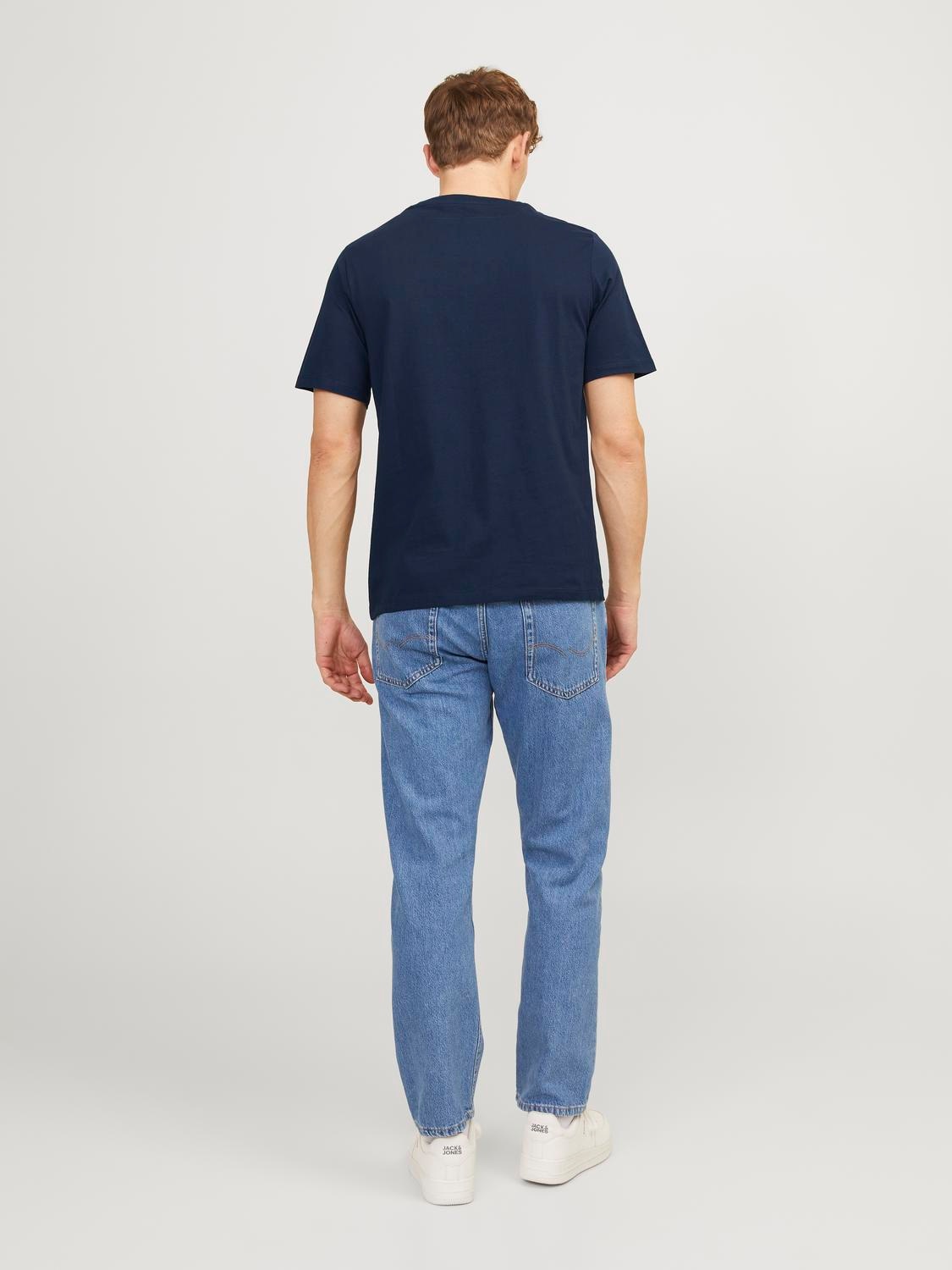 Jack & Jones T-Shirt »JJEORGANIC BASIC TEE SS O-NE 5PK MP NOOS«, (Packung, 5 tlg., 5er-Pack)