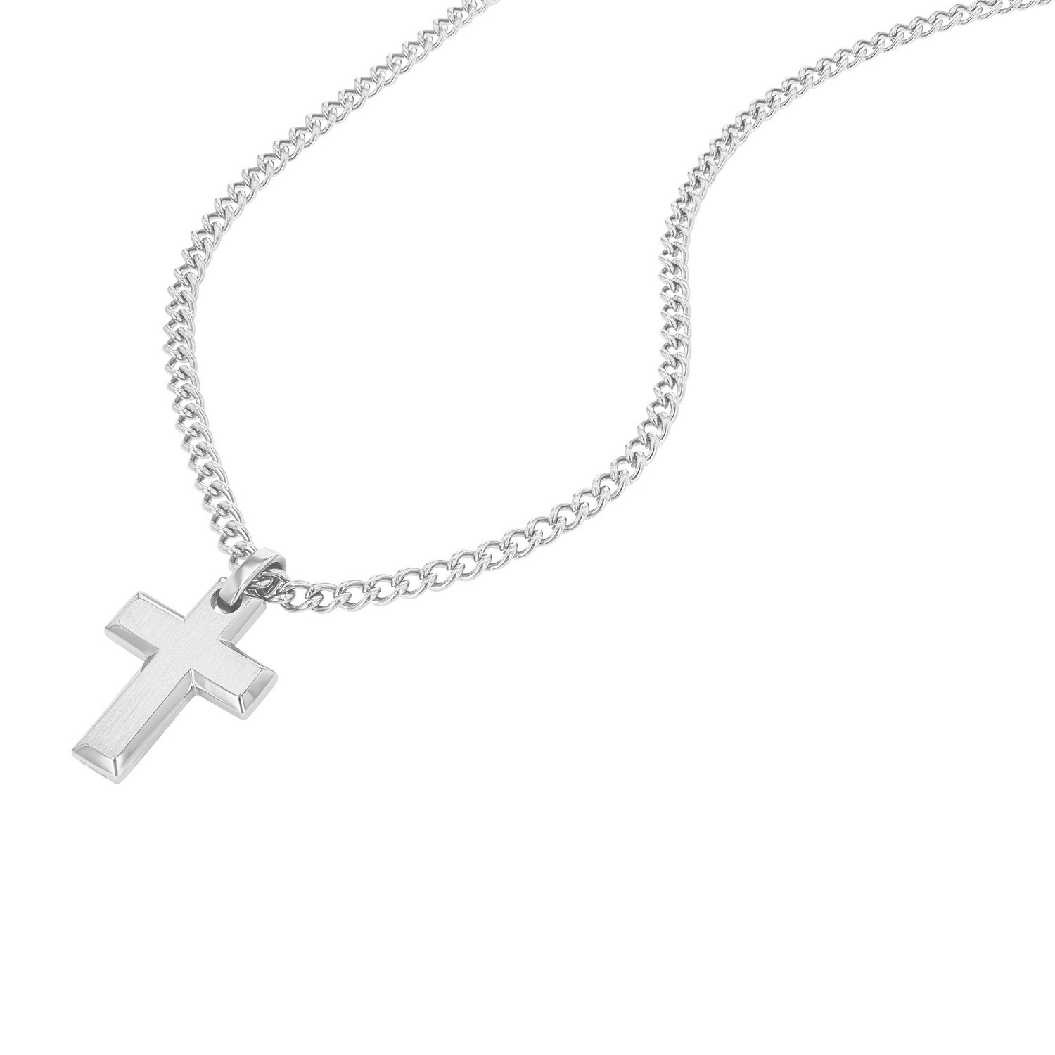 TOM TAILOR Kette mit Anhänger »Schmuck Geschenk Edelstahl Kreuz«