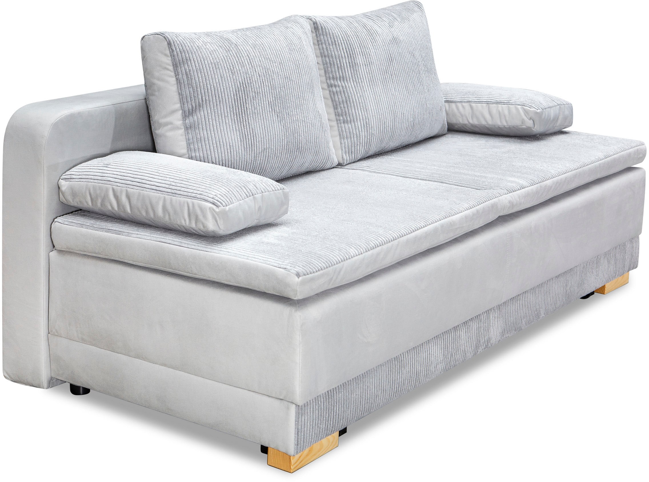 INOSIGN Schlafsofa »Ben«, mit Boxspringaufbau, Bettfunktion & Bettkasten, Dauerschlafsofa