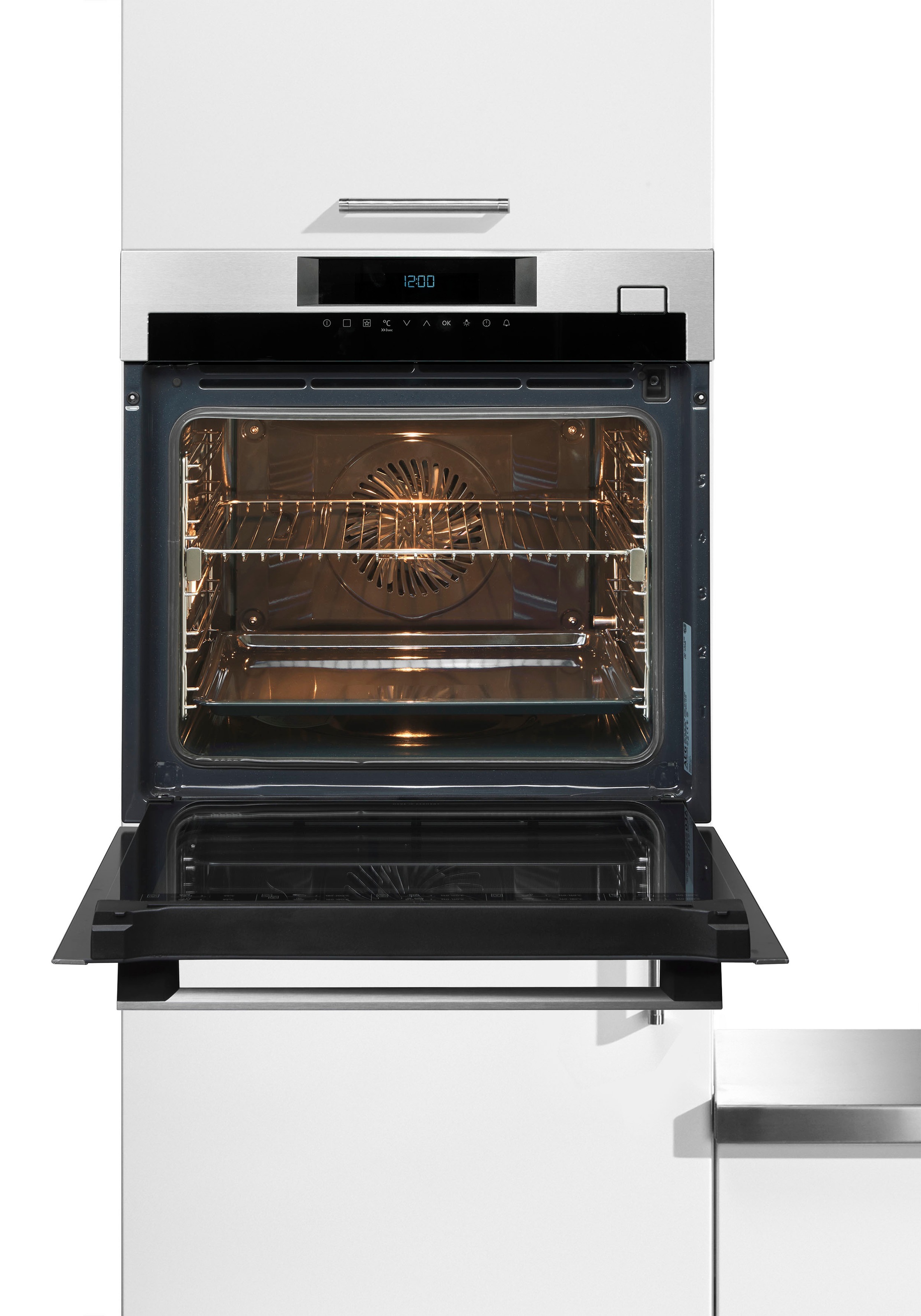 AEG Einbaubackofen Serie 8000 »BSE78228BM«, mit Vollauszug, Steam Clean