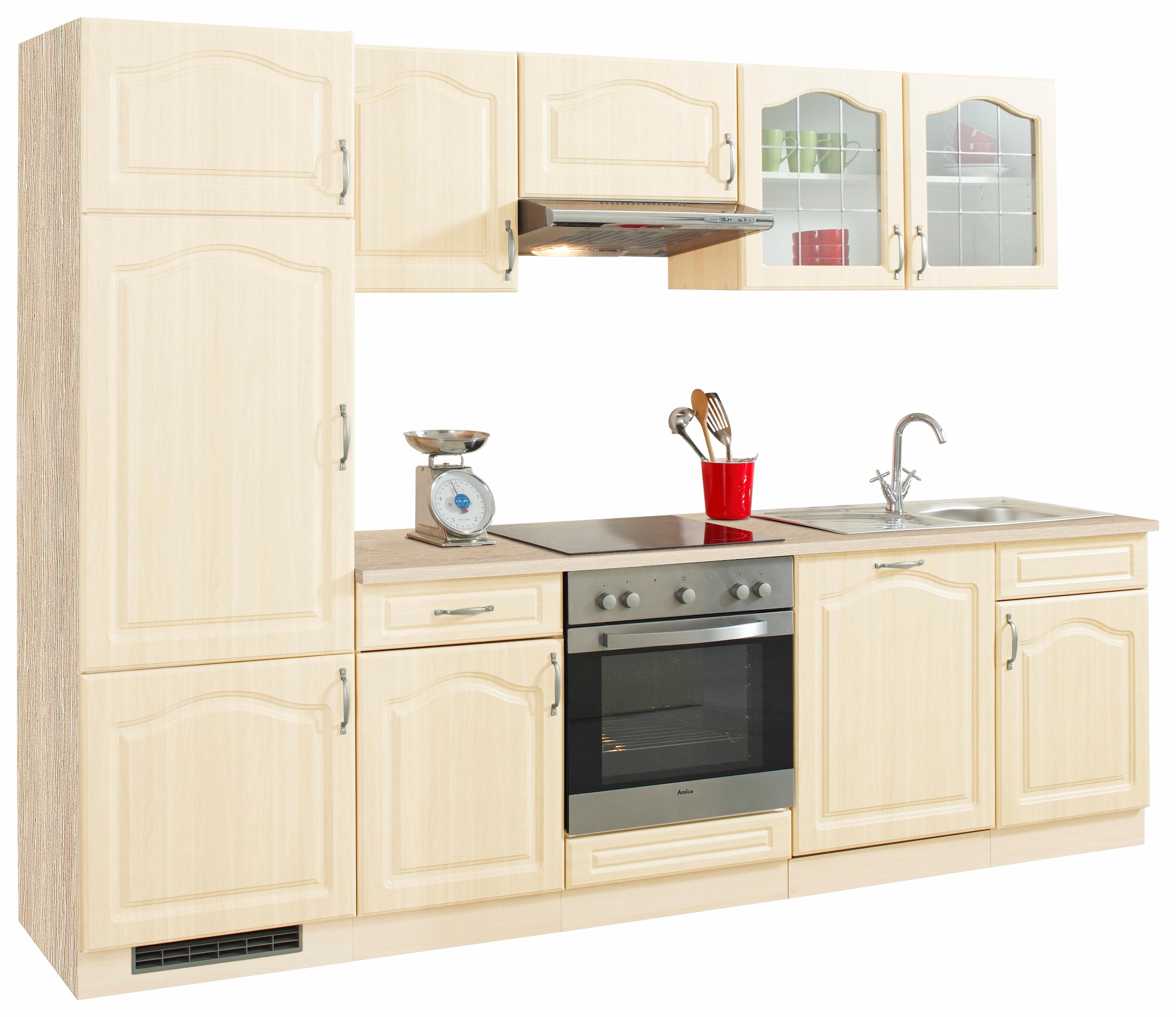 Preisvergleich für wiho Küchen Küchenzeile Linz, mit E-Geräten, Breite 280  cm, SKU: 851902 | Ladendirekt