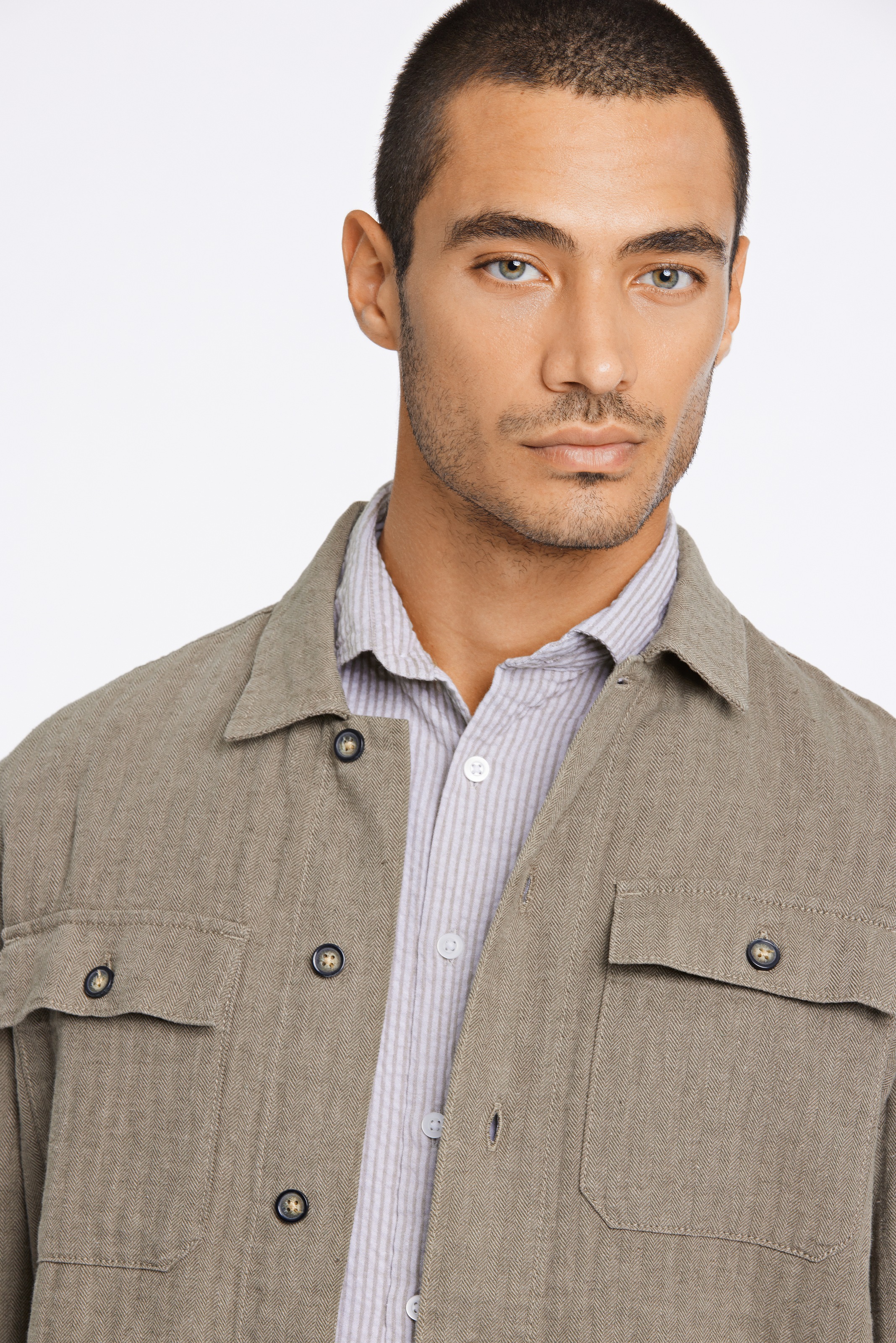 LINDBERGH Hemdjacke ohne Kapuze mir Knopfleiste günstig online kaufen