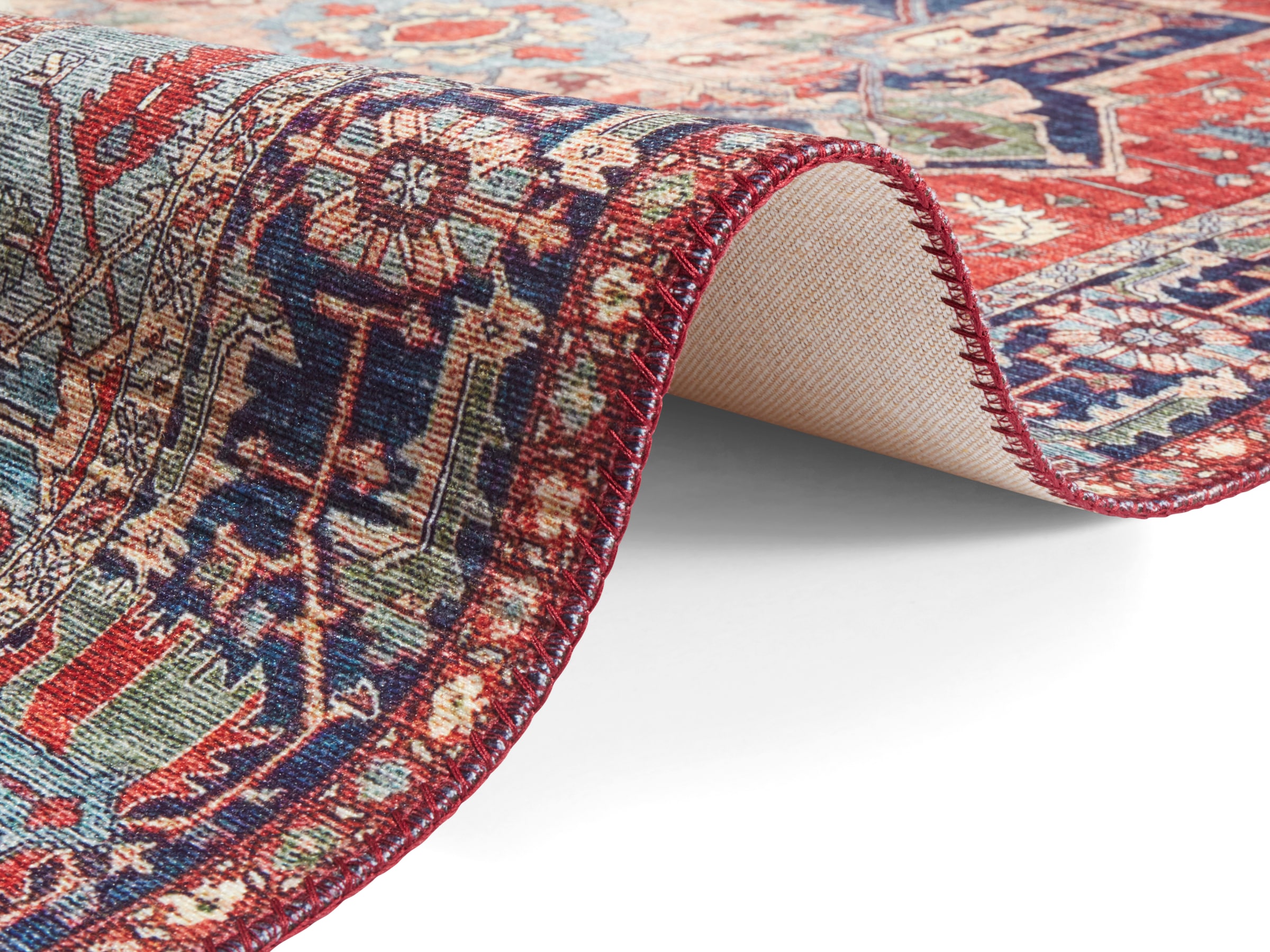 ELLE DECORATION Teppich »Hamadan«, rechteckig, 5 mm Höhe, Orientalisch, Läufer, Kurzflor, Wohnzimmer, Schlafzimmer, Esszimmer