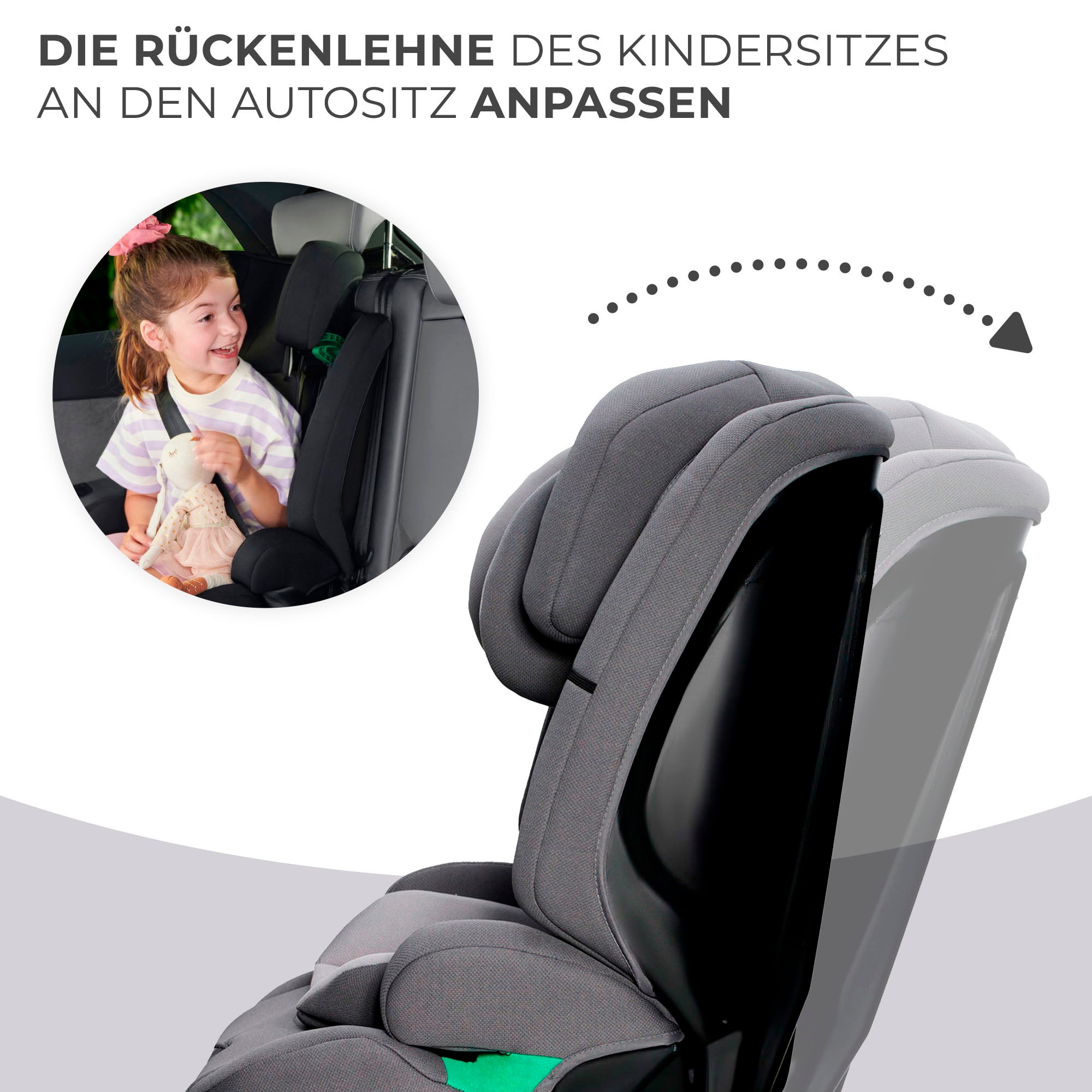Kinderkraft Autokindersitz »SAFETY FIX 2 i-Size«, mit herausnehmbarem modularen Einsatz