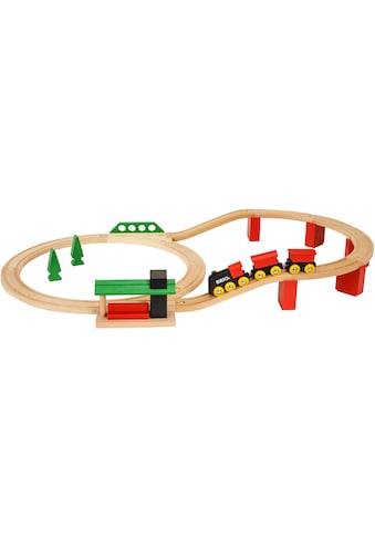 BRIO® Spielzeug-Eisenbahn »Classic Deluxe-Set«, (Set), FSC®-Holz aus gewissenhaft... kaufen