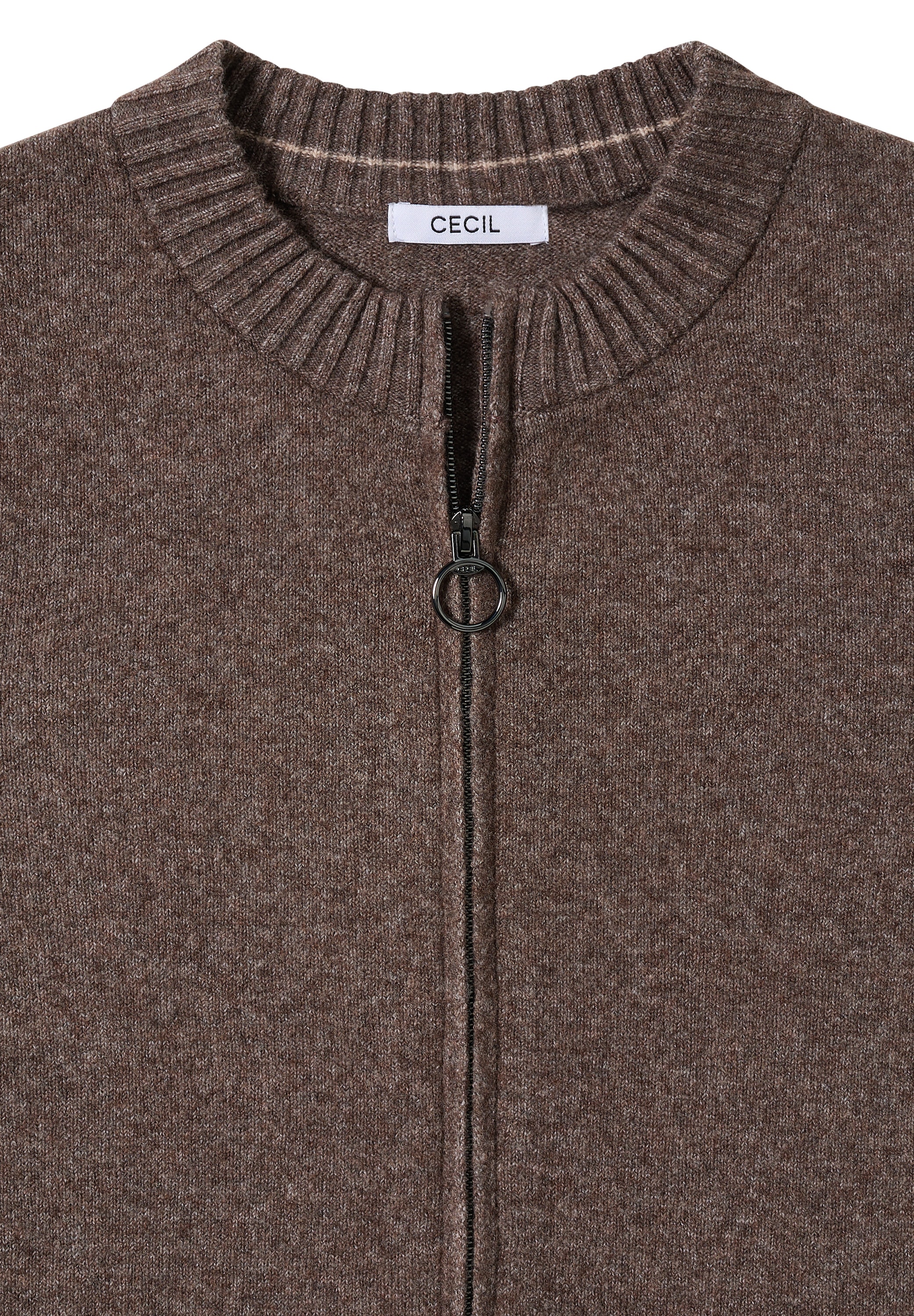 Cecil Cardigan, mit Ripp-Details