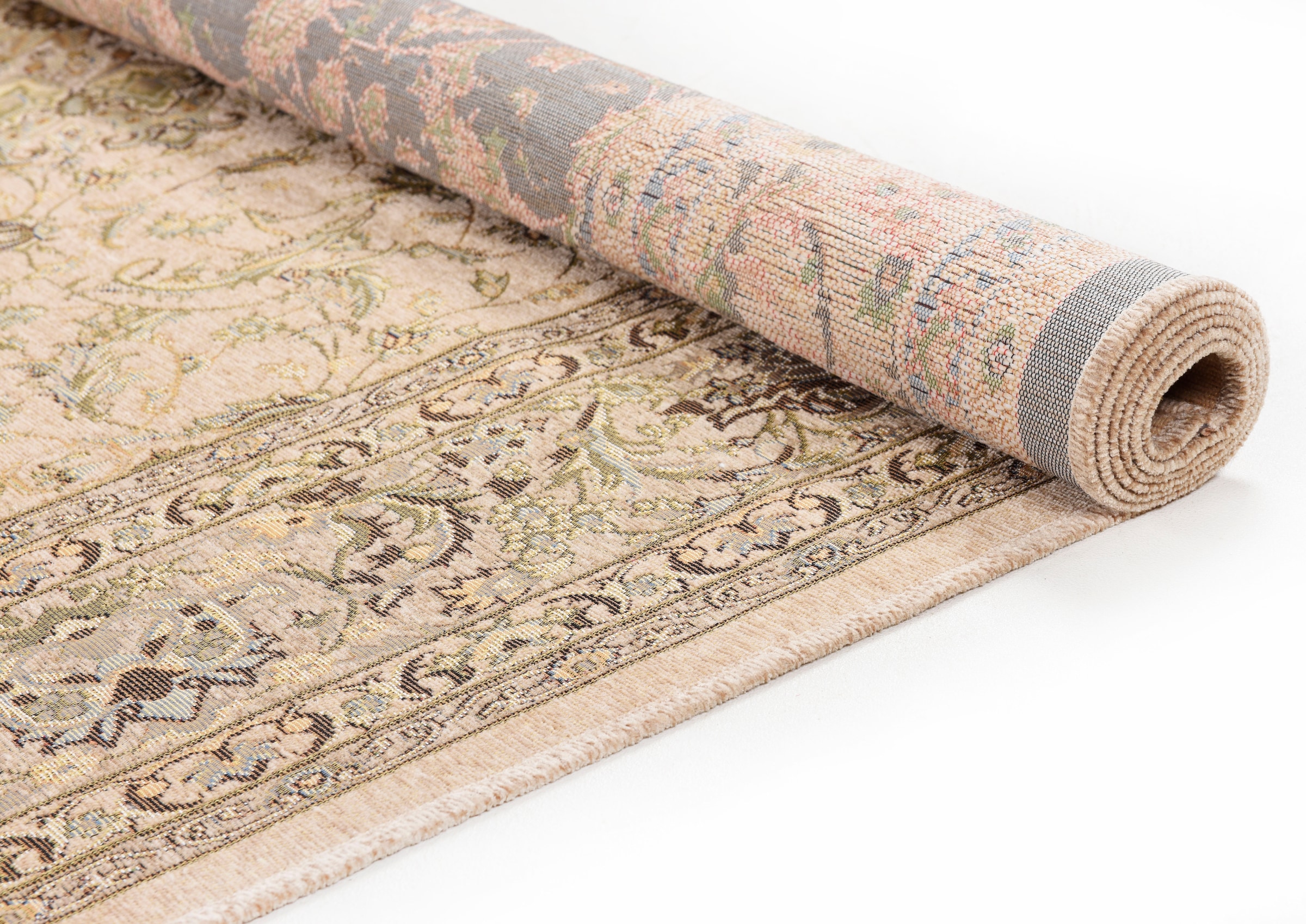 THEKO Teppich »Flomi Classic«, rechteckig, 4 mm Höhe, Flachgewebe, Orient-Optik, ideal im Wohnzimmer & Schlafzimmer