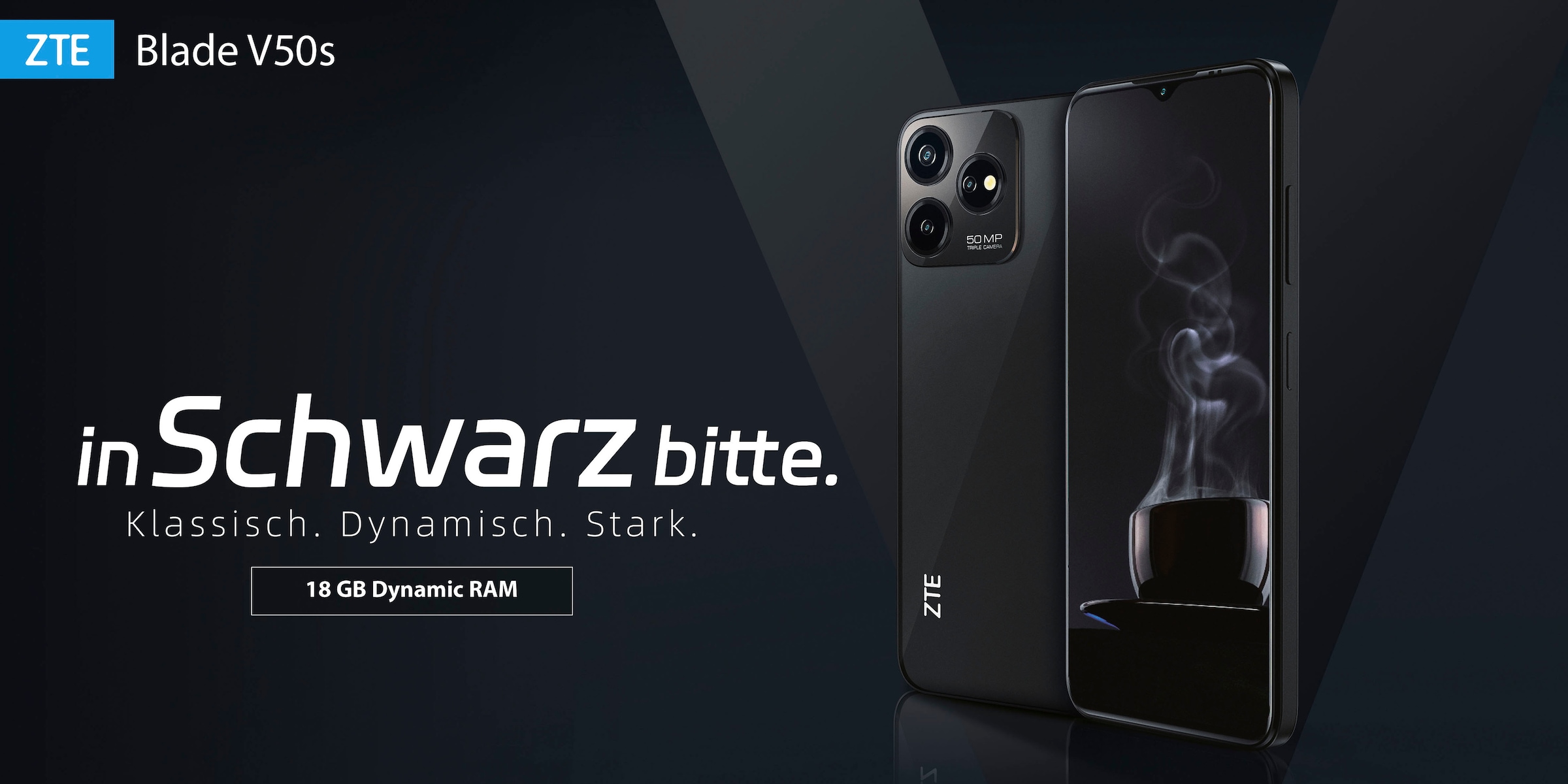 ZTE Smartphone »Blade V50S«, schwarz, 16,76 cm/6,6 Zoll, 256 GB  Speicherplatz, 50 MP Kamera | BAUR