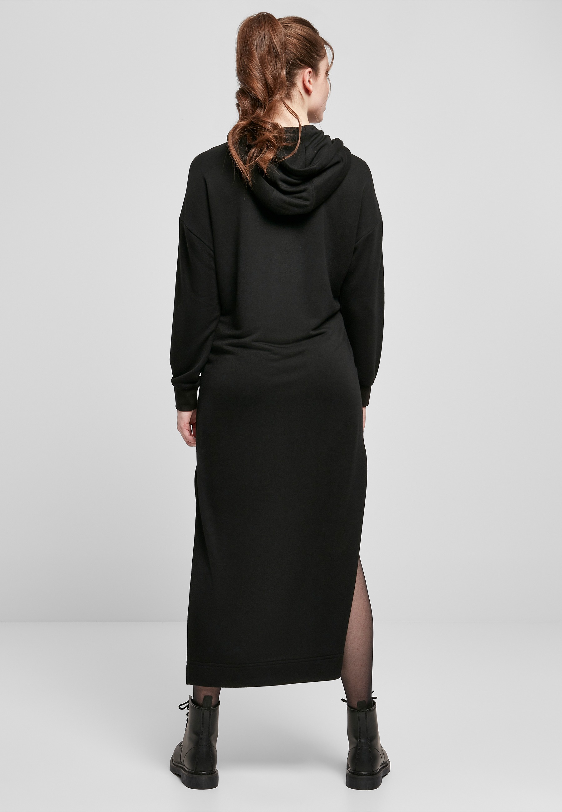 URBAN CLASSICS Shirtkleid »Urban Classics Damen Ladies Modal Terry Long Hoody Dress« 1 Stk. tlg.