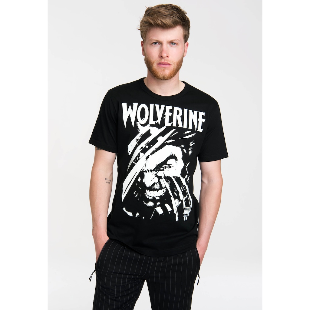 LOGOSHIRT T-Shirt »Wolverine« mit coolem Frontprint