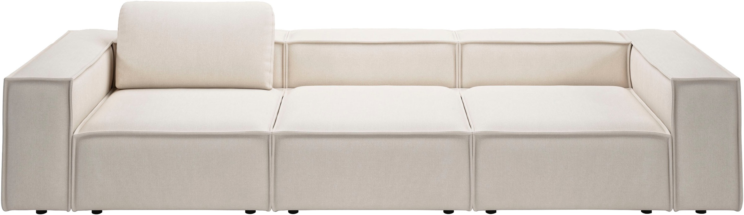 Places of Style 3,5-Sitzer »Watertown, modernes Big-Sofa XXL, 336 cm Breite, auch in Feincord«, Riesiges Designersofa mit viel Platz & weichen Bezügen in Trendfarben