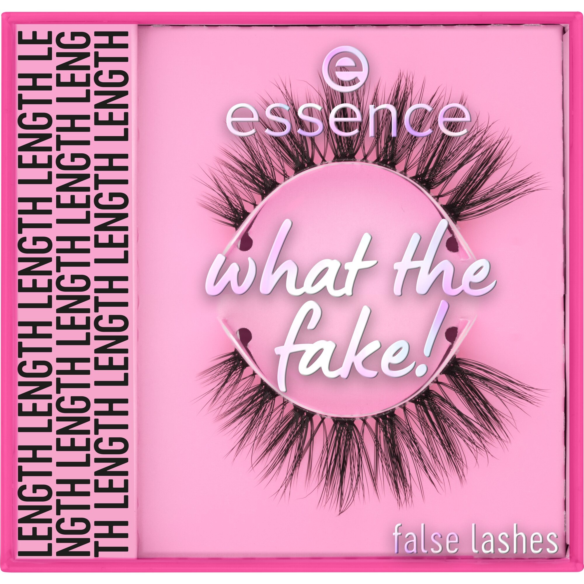 Essence Bandwimpern »what the fake! false lashes«, (Set, 3 tlg.), 3-tlg., Wiederverwendbar