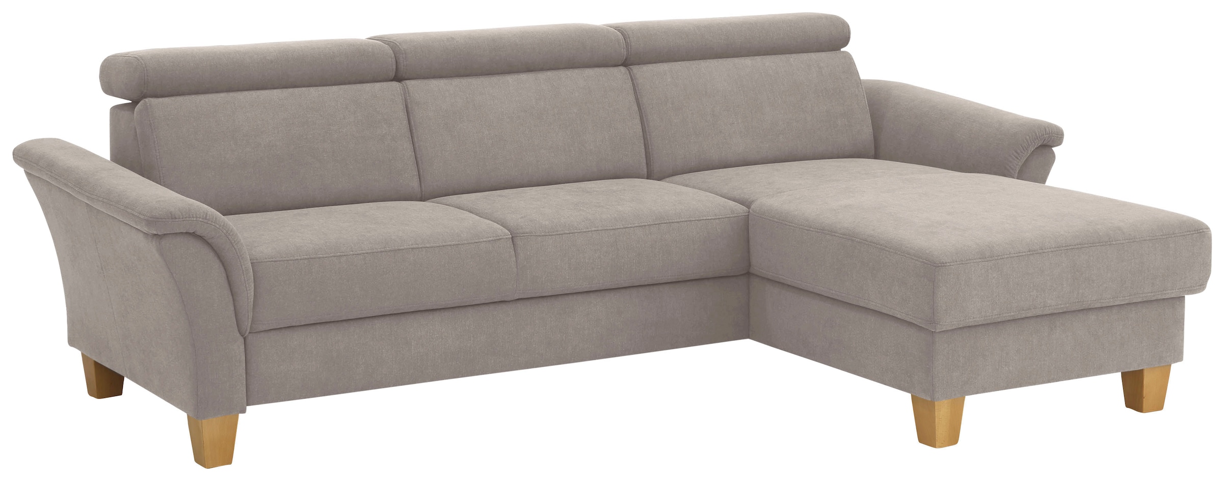 Home affaire Ecksofa »Conville L-Form«, Federkern, wahlweise mit Bettfunktion und Bettkasten bzw. Stauraum