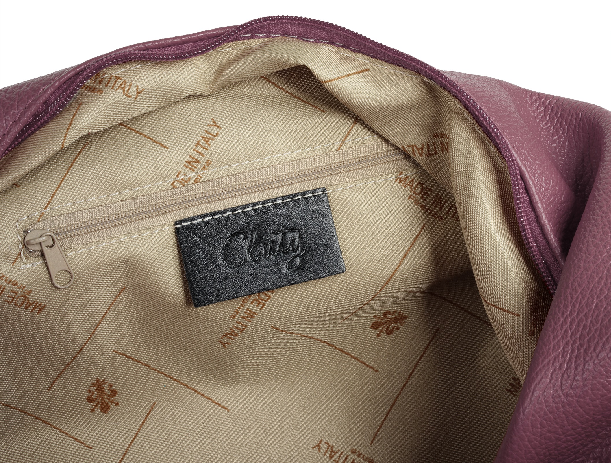Cluty Shopper, echt Leder, Made in Italy