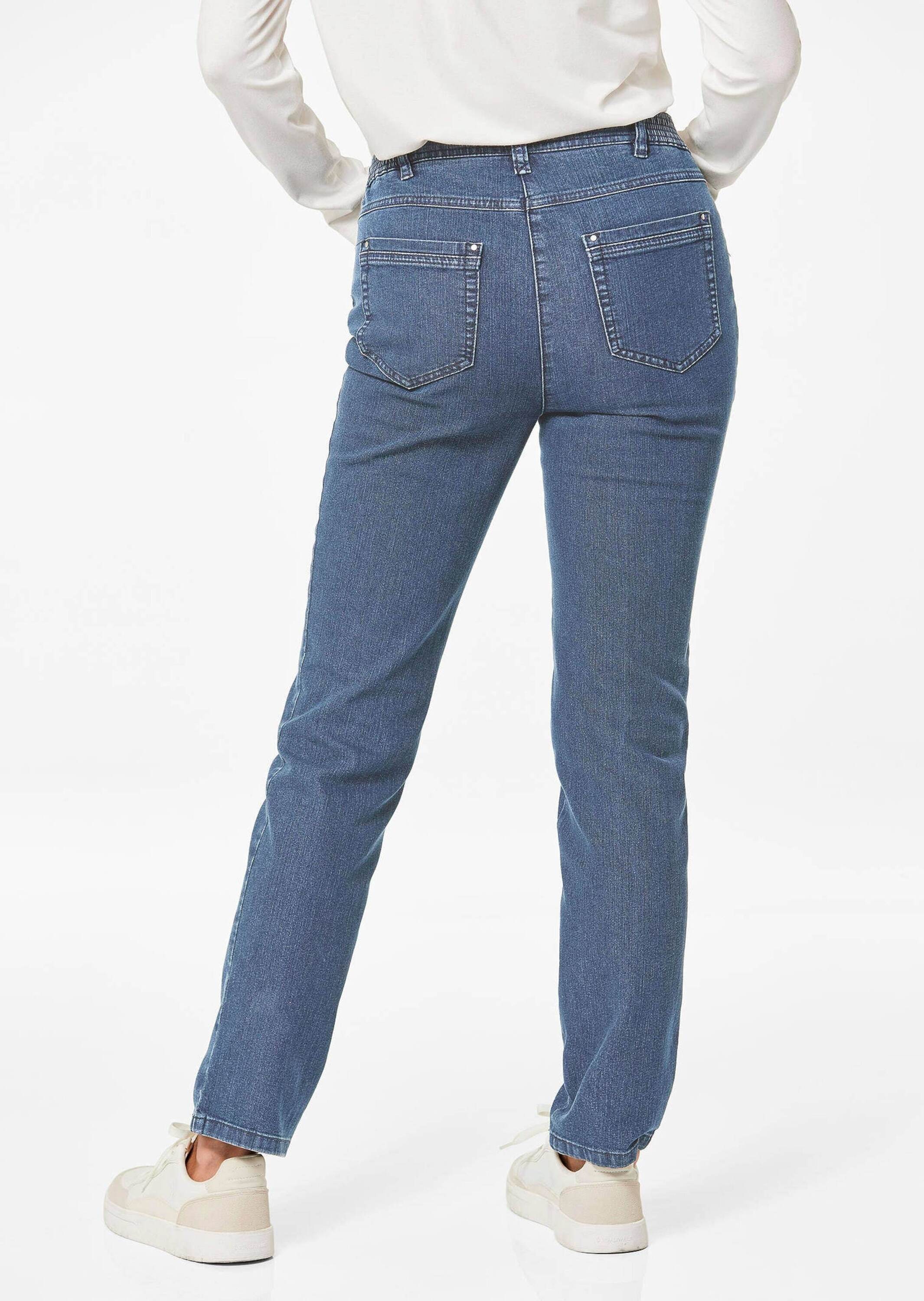 GOLDNER Regular-fit-Jeans »Kurzgröße Klassische Jeanshose Carla«