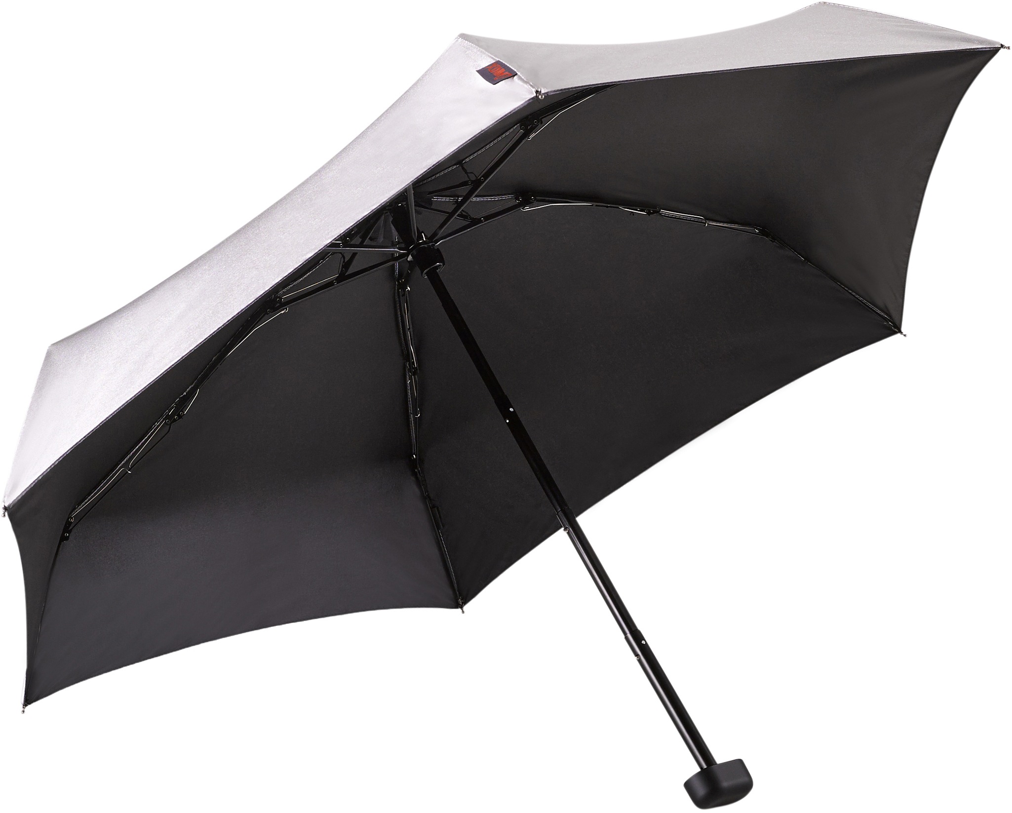 silber«, | flach UV-Lichtschutzfaktor kaufen und EuroSCHIRM® Taschenregenschirm kurz, mit »Dainty, extra 50+ BAUR