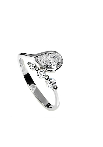 Fingerring »925 Sterling Silber rhod. Zirkonia«