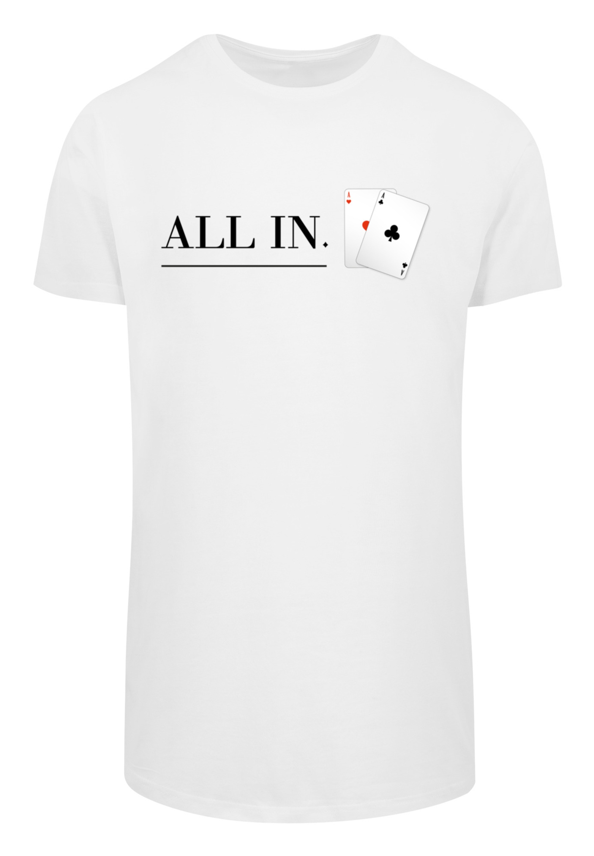 F4NT4STIC T-Shirt Poker All In Karten Print günstig online kaufen