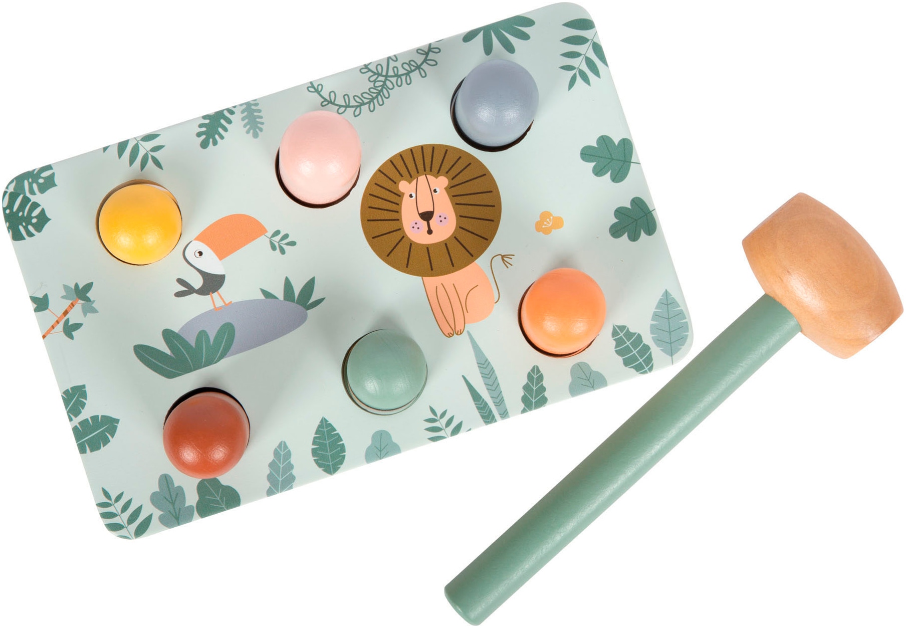 Small Foot Klopfbank »Safari« aus Holz, FSC® - schützt Wald