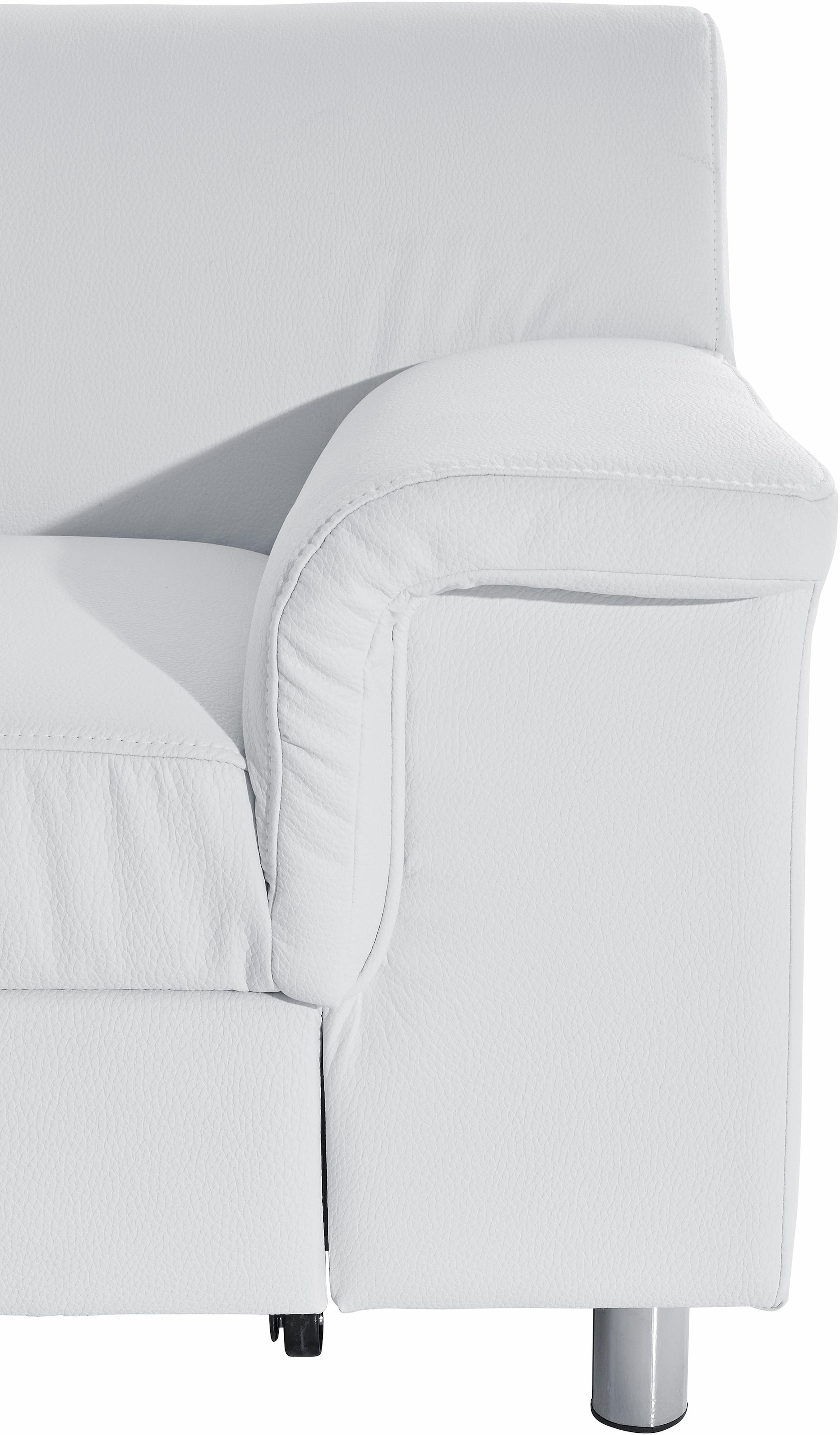 INOSIGN Ecksofa »Jamie, modern und elegant, Fußhöhe 9cm, L-Form,«, wahlweise mit Bettfunktion