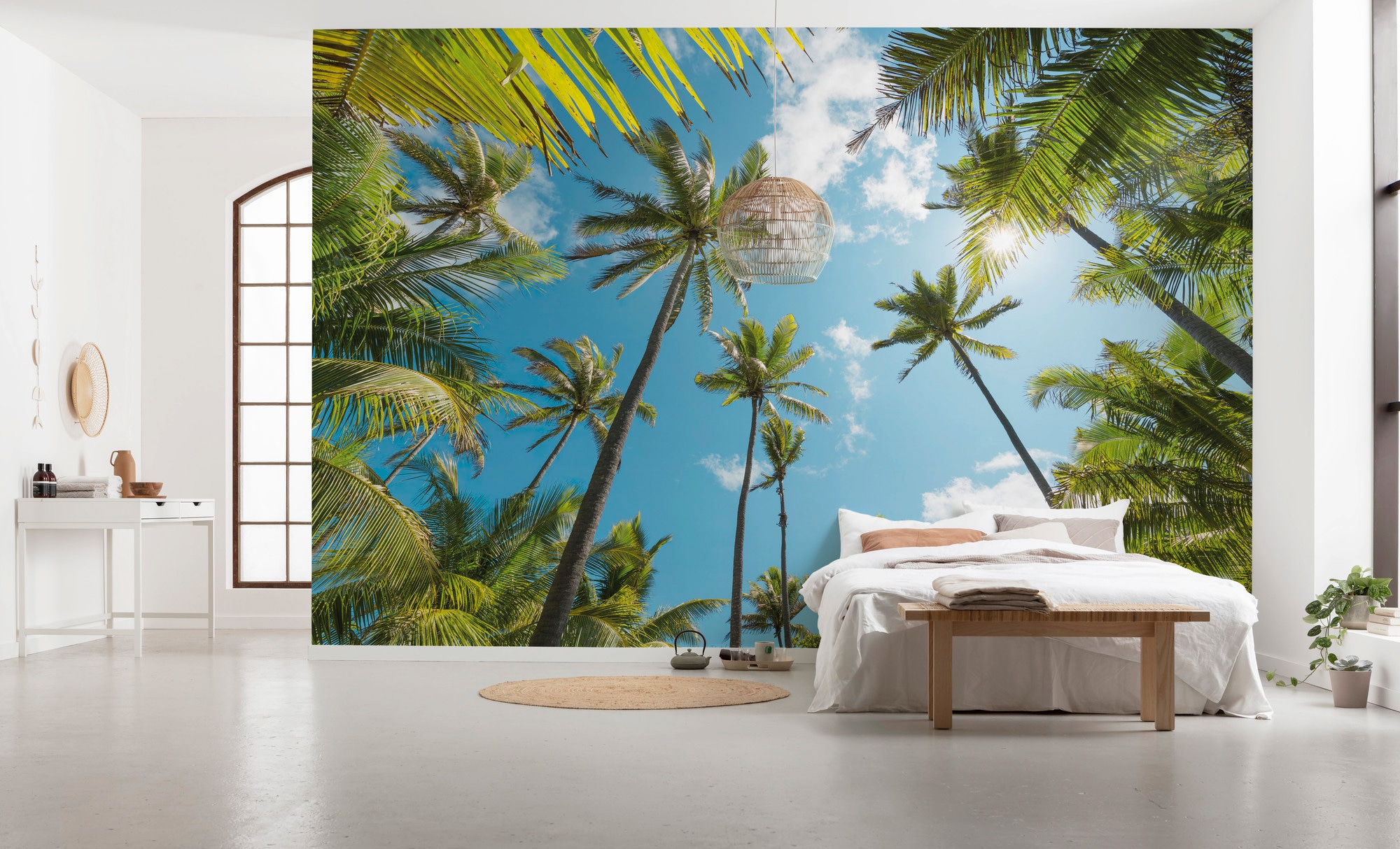 Komar Vliestapete »Digitaldruck Vlies - Coconut Heaven - Größe 450 x 280 cm«, bedruckt, Wohnzimmer, Schlafzimmer