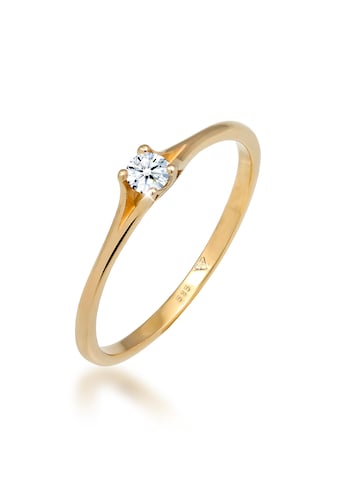 Verlobungsring »Verlobung Vintage Diamant (0.06 ct.) 585 Gelbgold«