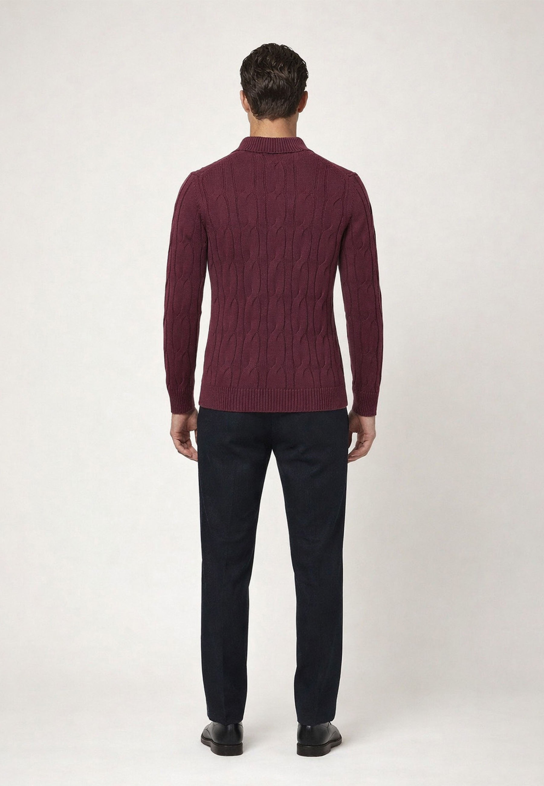 Felix Hardy Polo Sweater Bordeaux S 3