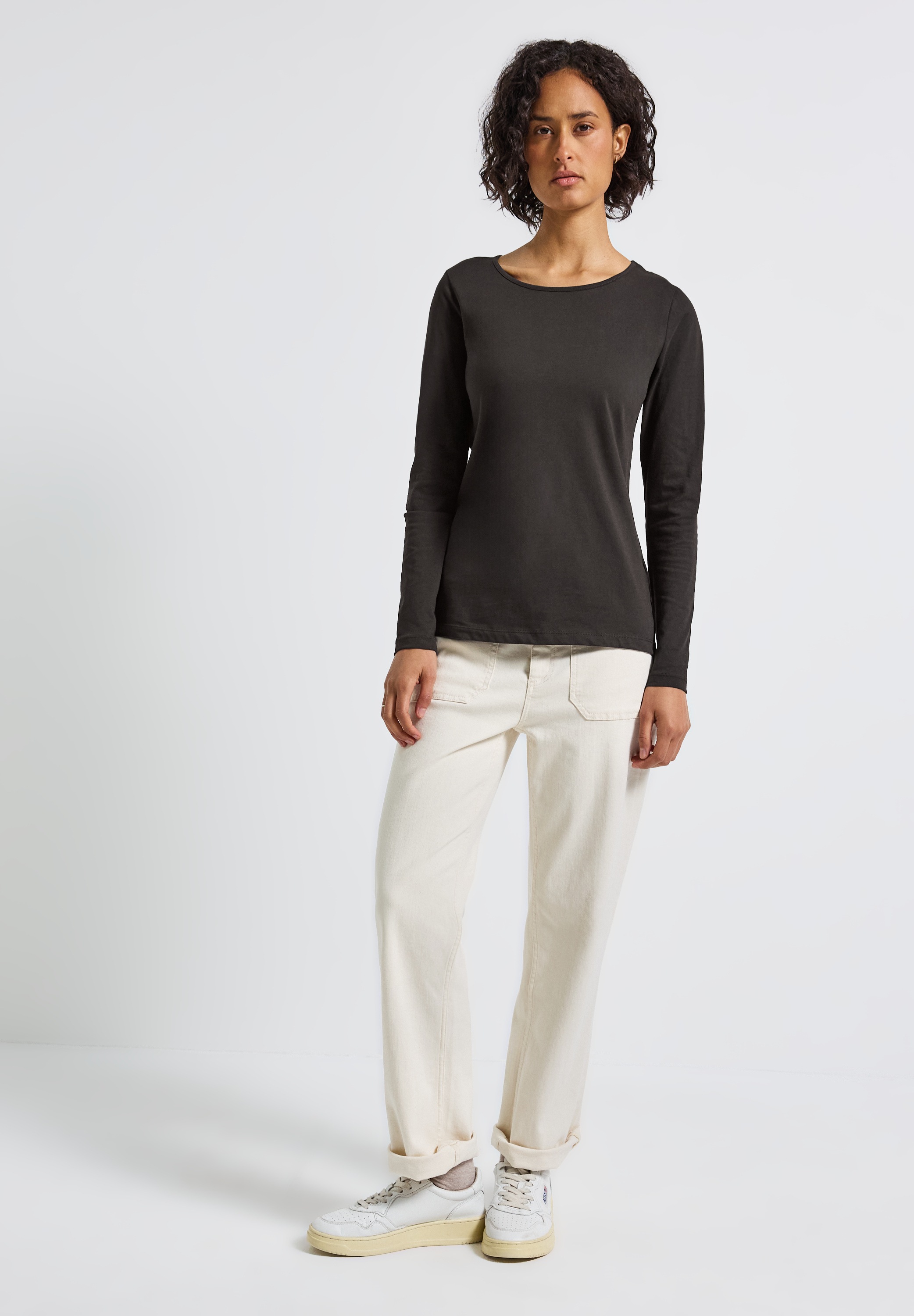 STREET ONE Langarmshirt, Basic