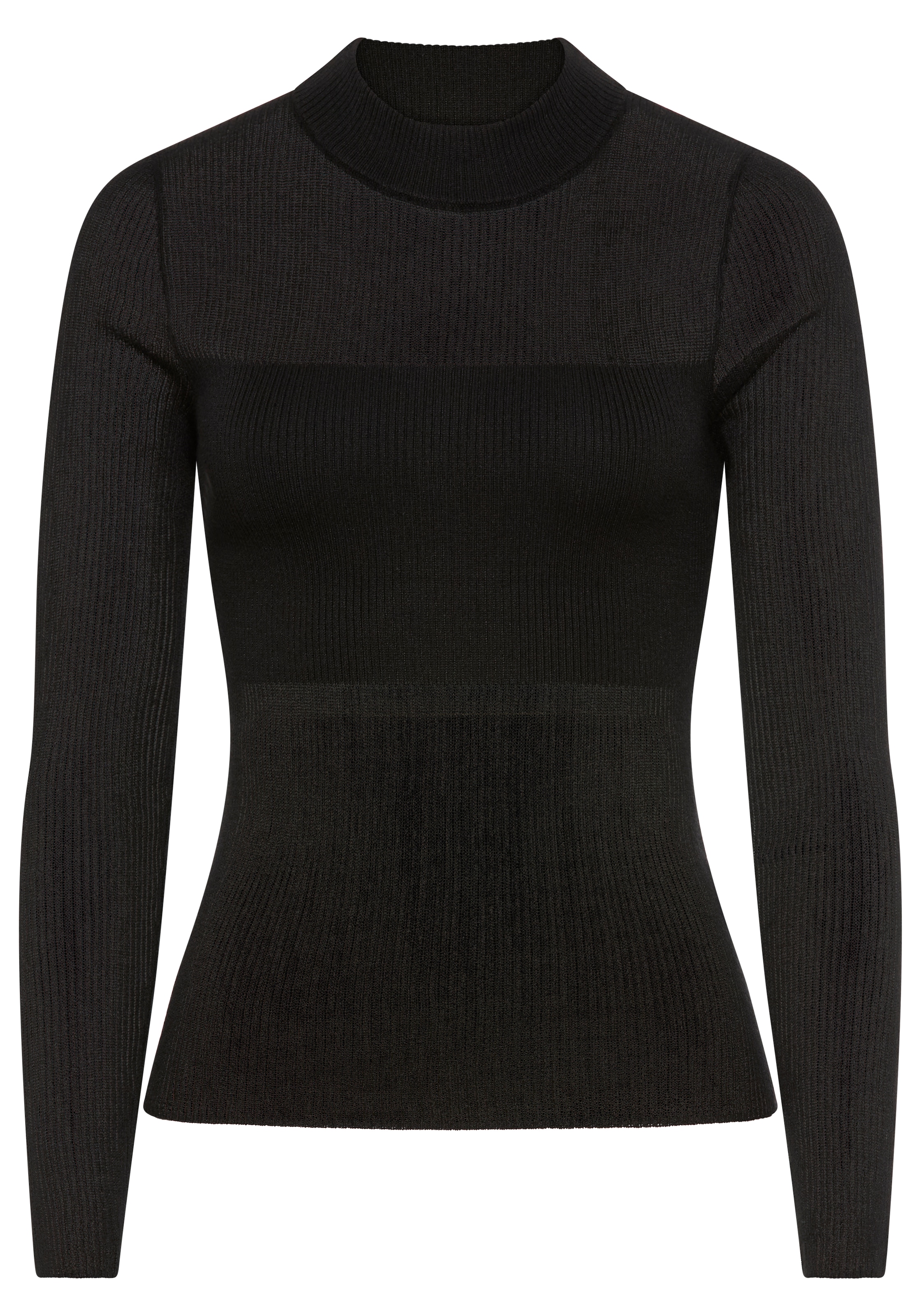 HUGO Blue Stehkragenpullover "Slumy", mit Bandeau-Effekt, Slim Fit günstig online kaufen