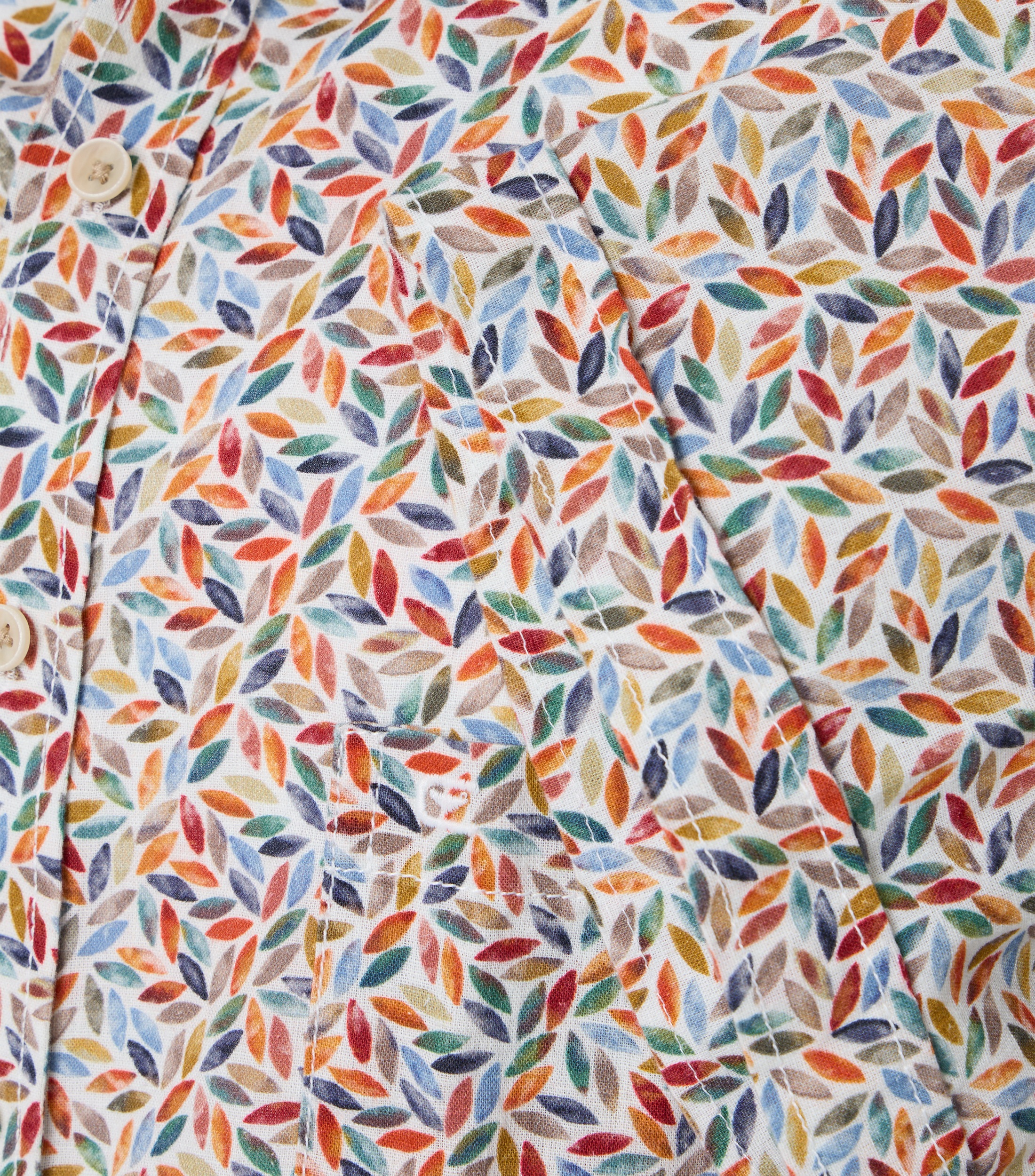 CASAMODA Leinenhemd »CASAMODA Leinenhemd Print«