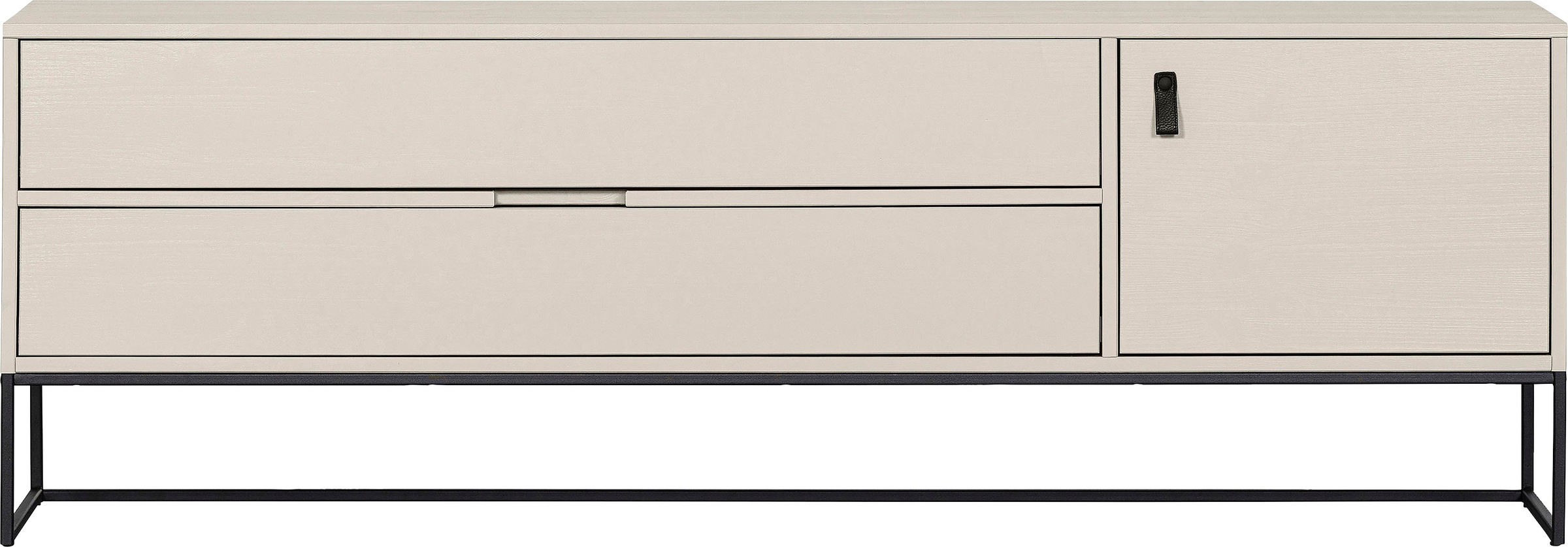 WOOOD Lowboard "Silas TV-Lowboard", Kommode, 2 Schubladen und 1 Tür, viel S günstig online kaufen