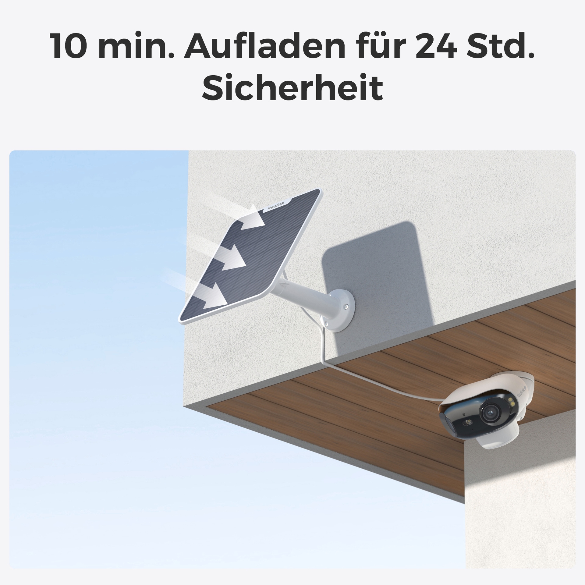 Reolink Überwachungskamera »Hub 1 + Argus Series B740X + Solarpanel«, Außenbereich