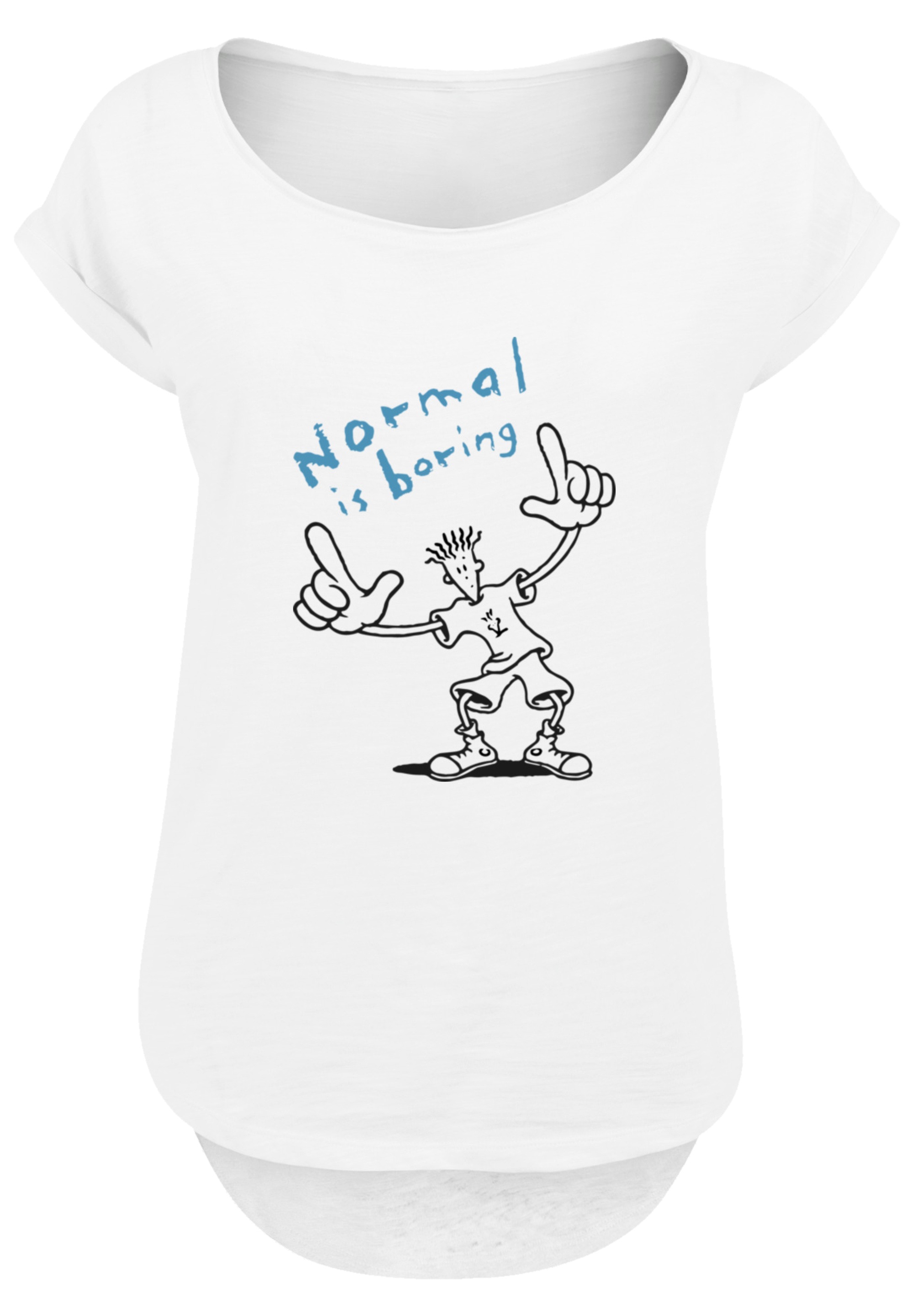F4NT4STIC T-Shirt "Fido Dido Points Normal Is Boring" Premium Qualität günstig online kaufen