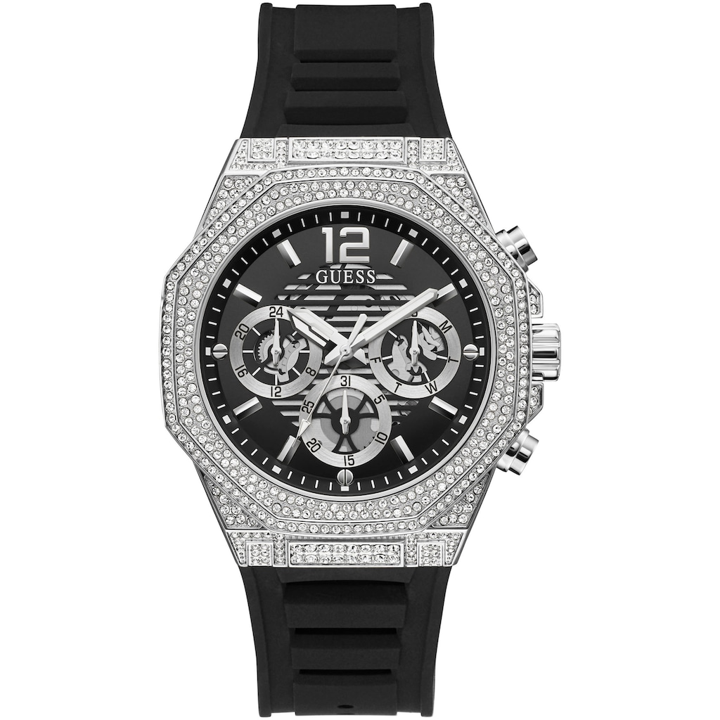 Guess Multifunktionsuhr »GW0518G1«, Armbanduhr, Quarzuhr, Herrenuhr