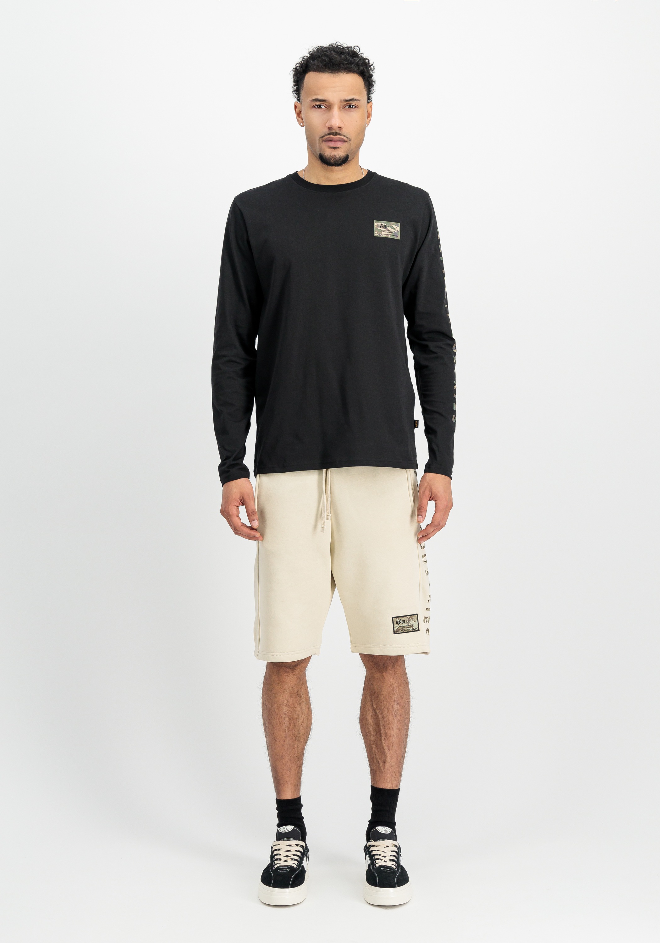 Alpha Industries Longsleeve »Alpha Industries Men - Longsleeves Camo Sleeve Longsleeve«
