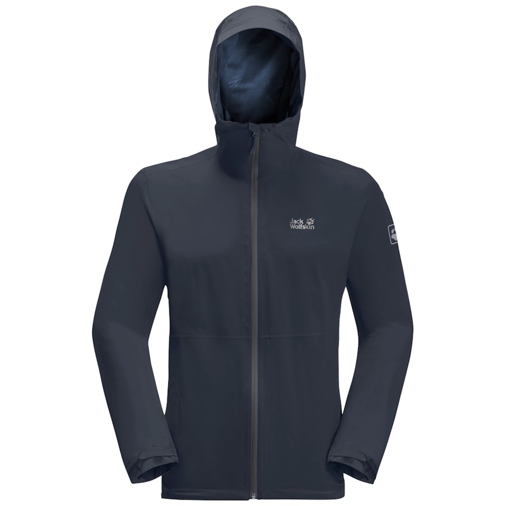 Jack Wolfskin Outdoorjacke »PACK & GO SHELL M«, mit Kapuze