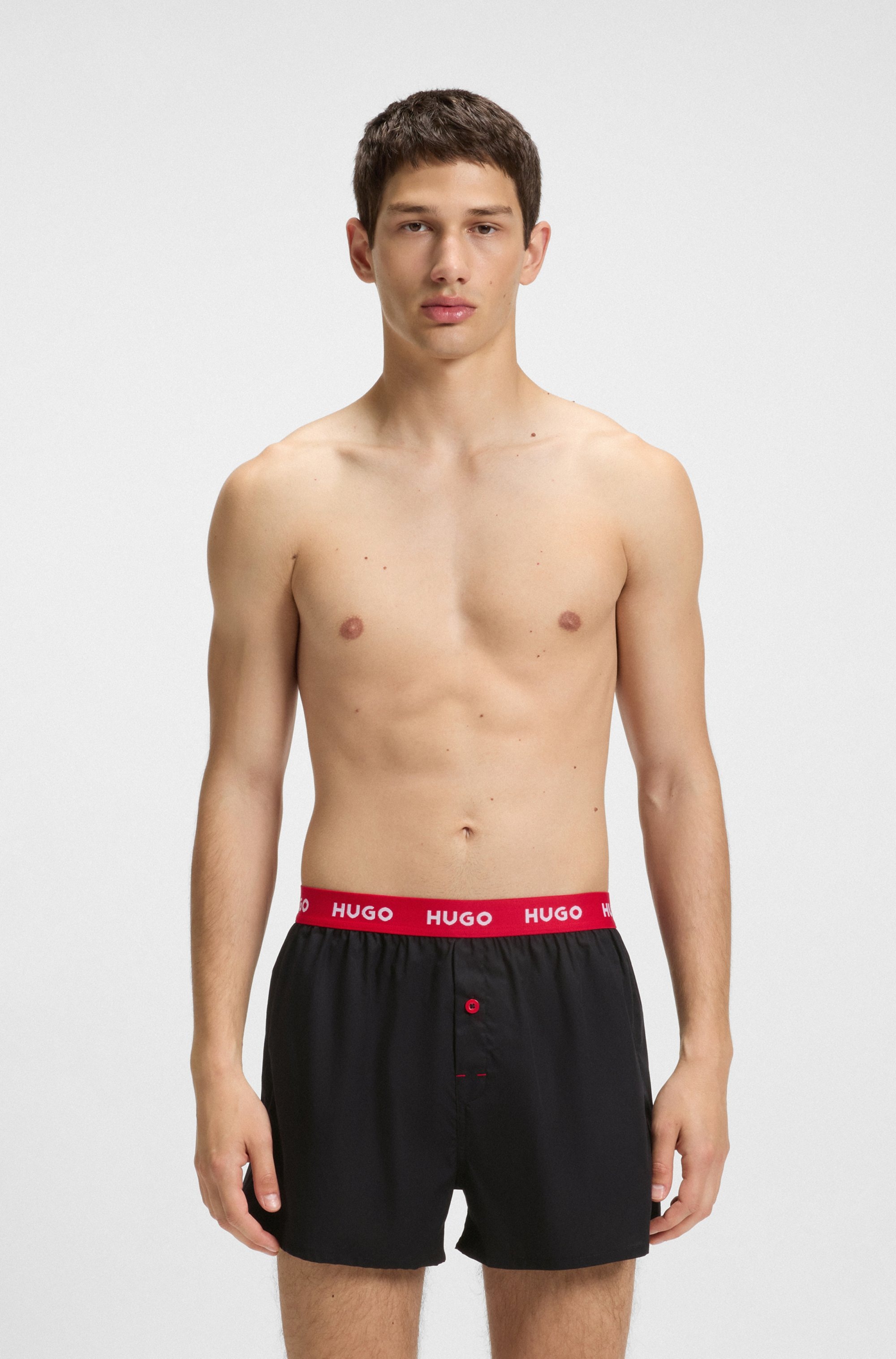 HUGO Underwear Webboxer "WOVEN BOXER TR", (Packung, 3 St., 3er-Pack), Webbo günstig online kaufen
