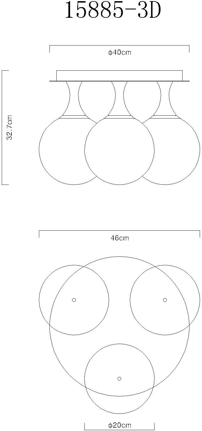 GLOBO LIGHTING Deckenleuchte »DALTON« E27 1 Stk. Deckenlampe Wohnzimmer-Leuchte Schlafzimmer-Leuchte Flur Küche