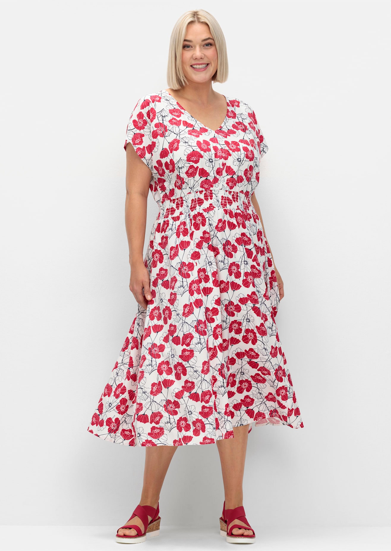 Sheego Druckkleid "Druckkleid" günstig online kaufen
