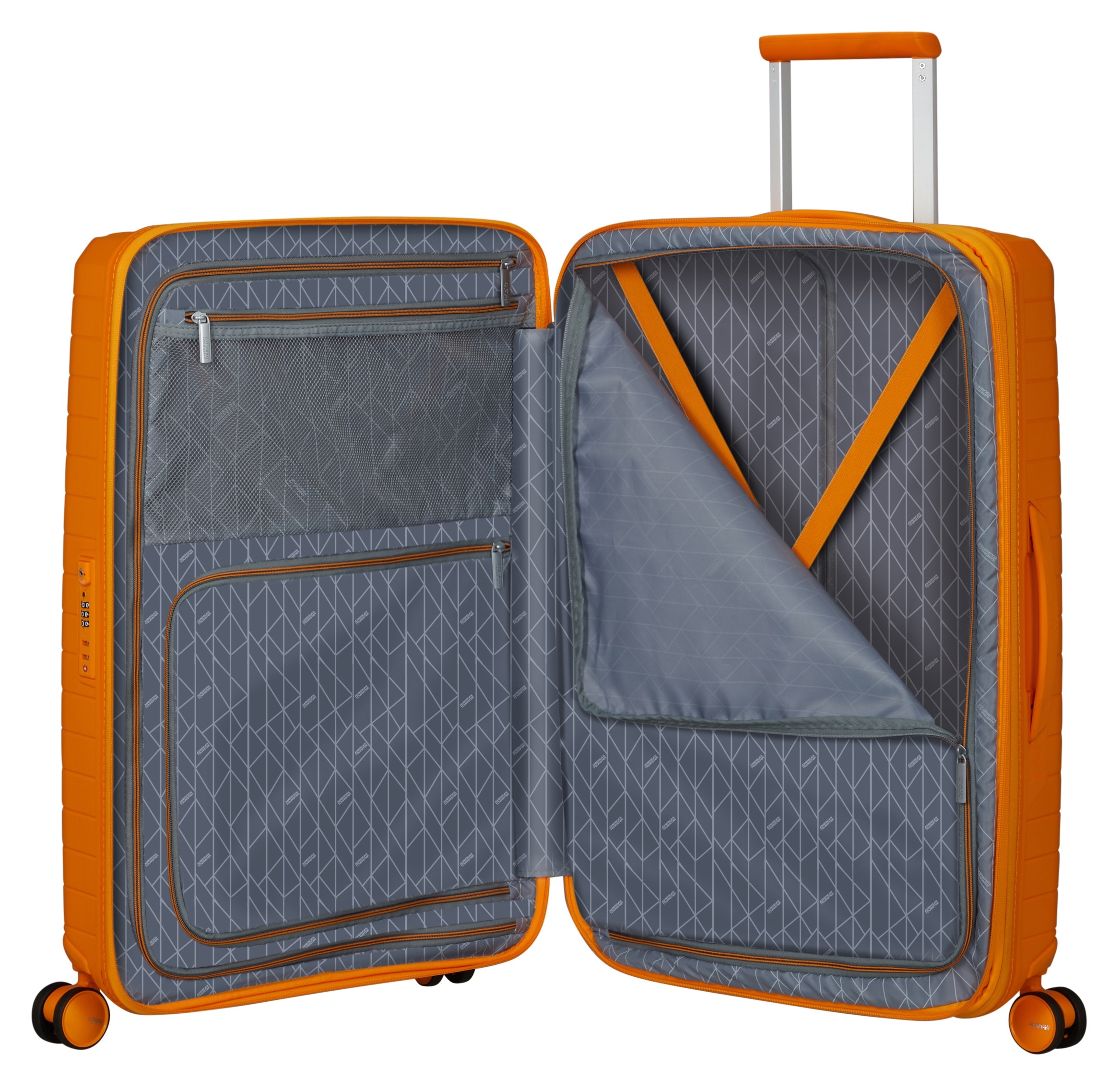 American Tourister® Hartschalen-Trolley »FASTFORWARD, verschiedene Größen und Farben«, 4 Rollen, Hartschalen-Koffer personalisierbar TSA-Schloss Volumenerweiterung
